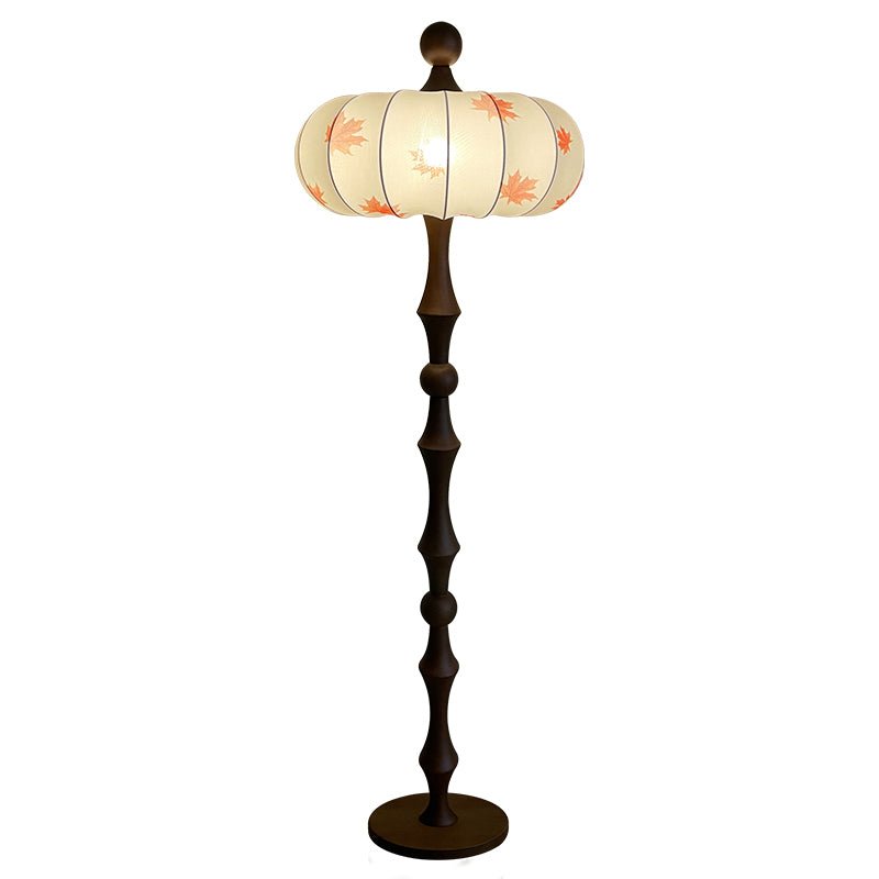 Whispen Houten Stoffen Vintage vloerlamp