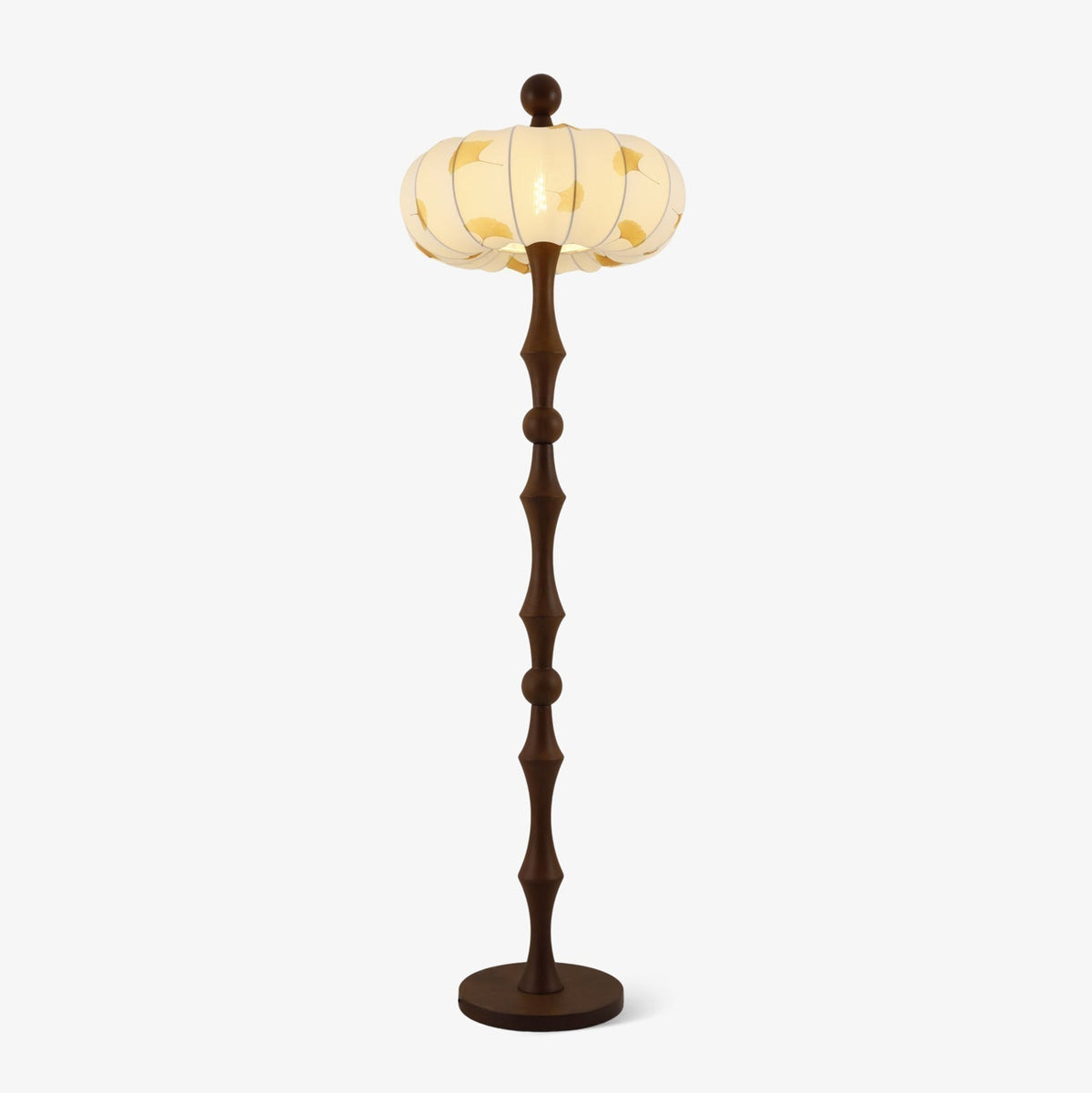 Breen Houten Stoffen Klassieke vloerlamp