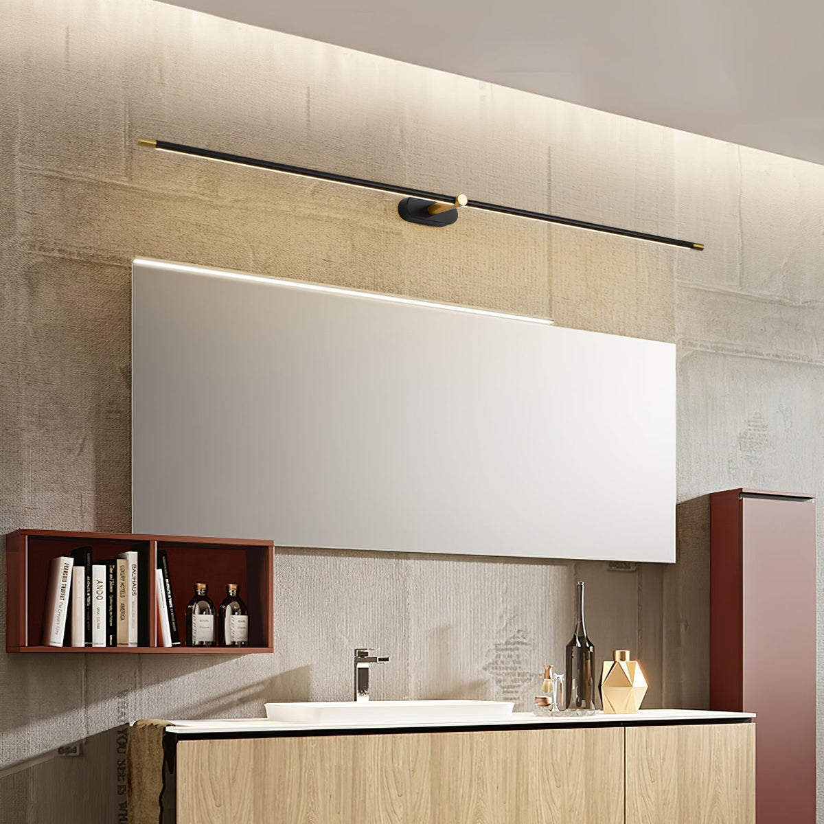 Selisira wandlamp Minimalistisch Lineair Oplaadbaar