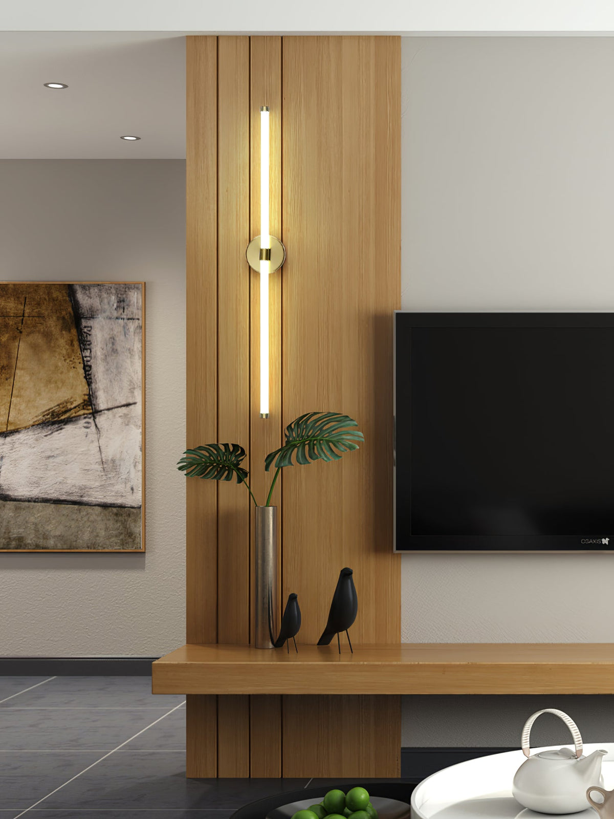 Orelalenne klassieke Minimalistische verticale wandlamp