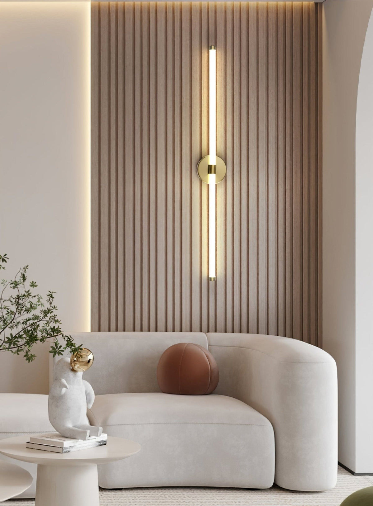 Orelalenne klassieke Minimalistische verticale wandlamp