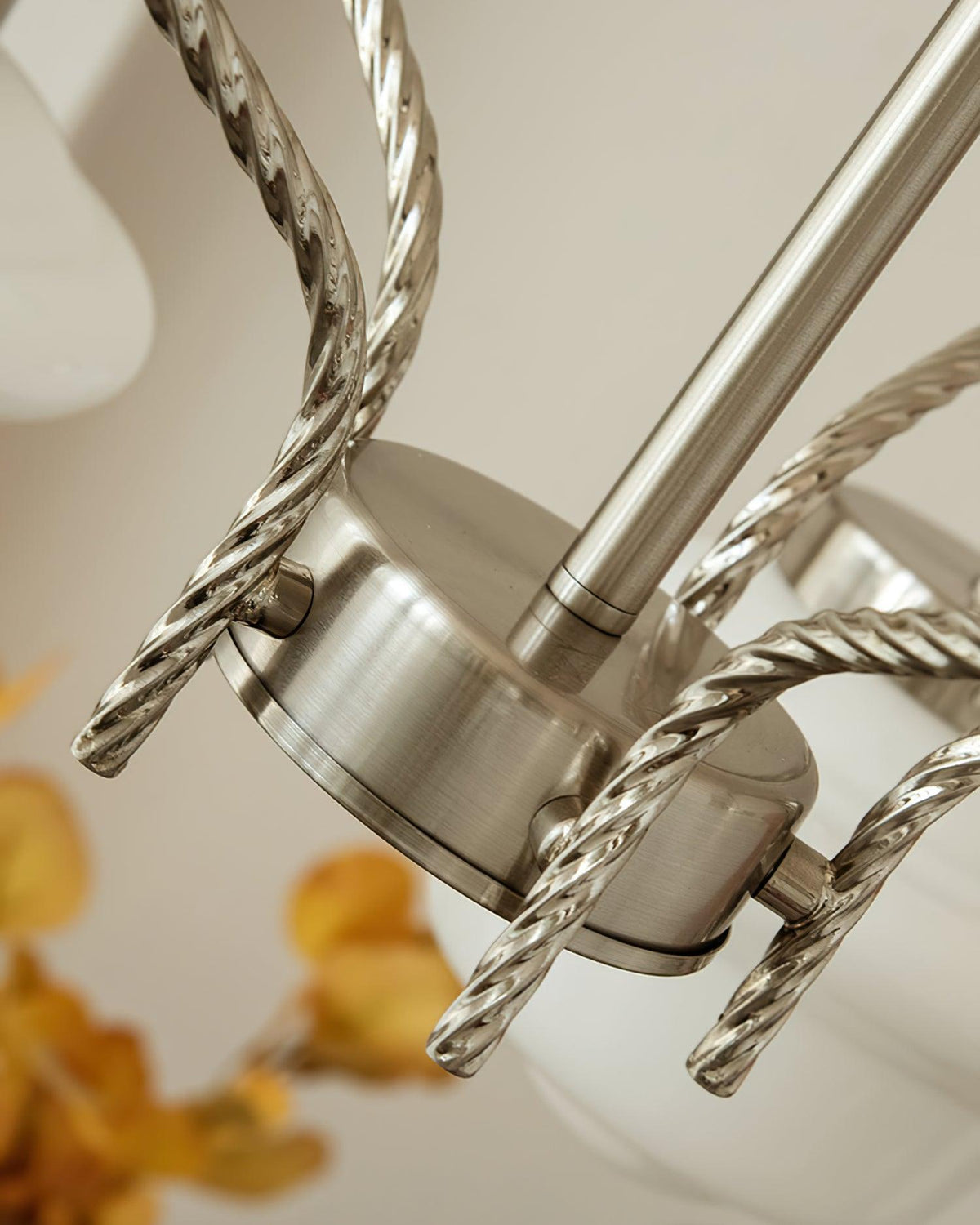 Curinel Vintage Chroom glas Kroonluchter