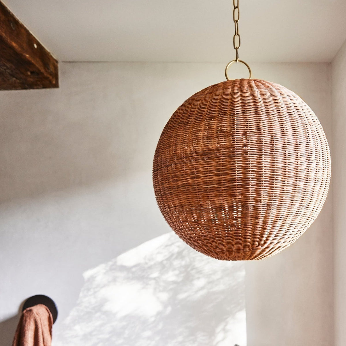Ravisaya rotan hanglamp rond