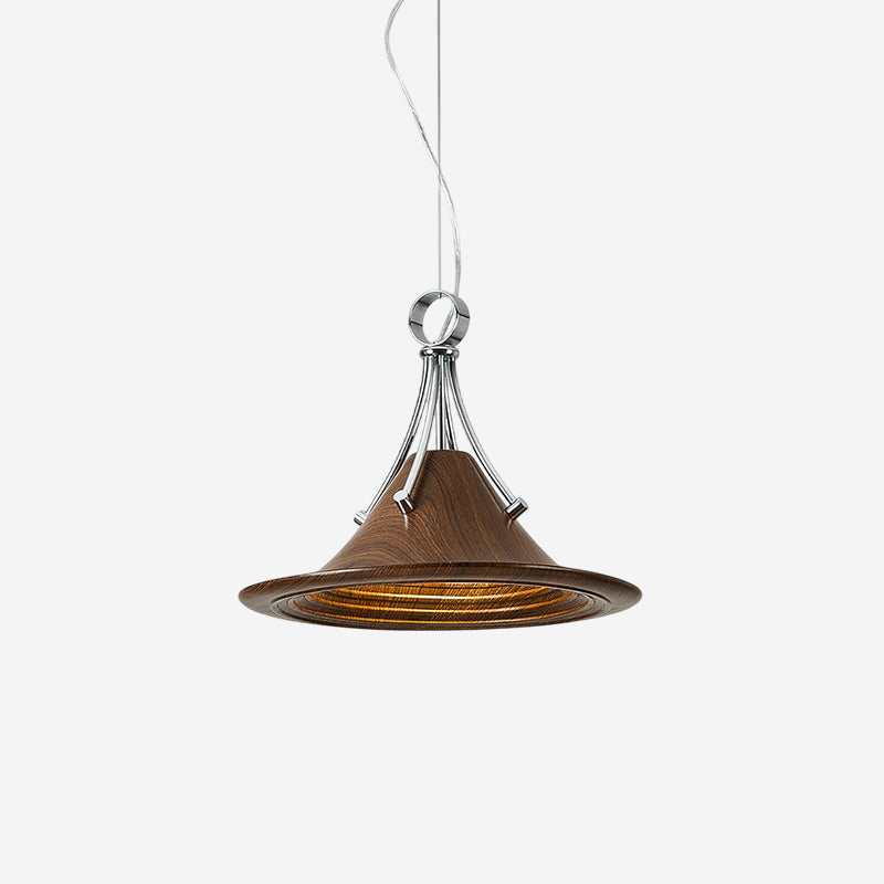 Rowen hanglamp in walnootkleur