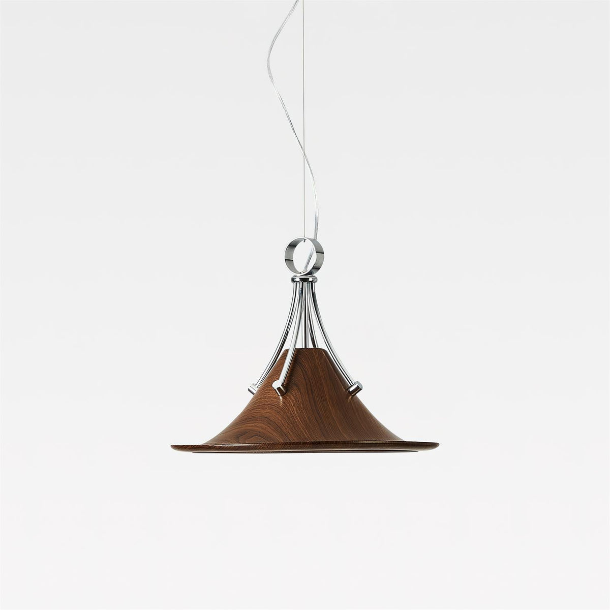 Rowen hanglamp in walnootkleur