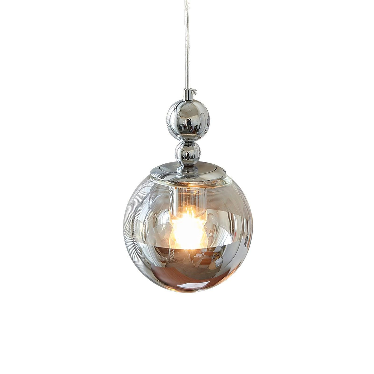 Zanorir Moderne minimalistische hanglamp met glazen spiegelbal
