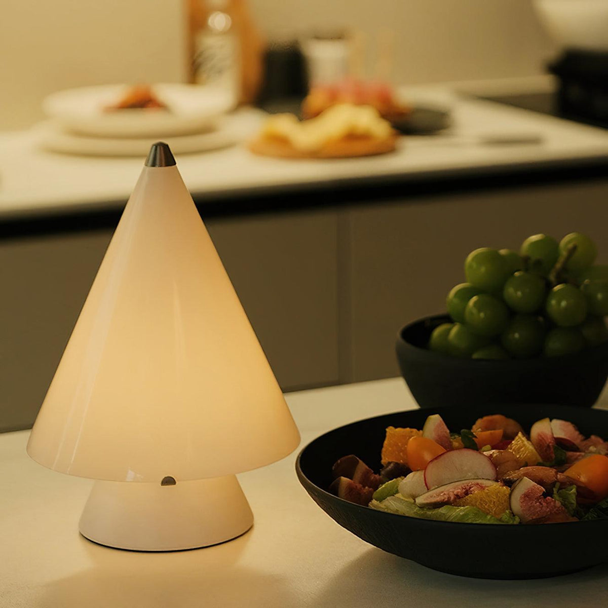 Lrtvin minimalistische tafellamp van glas