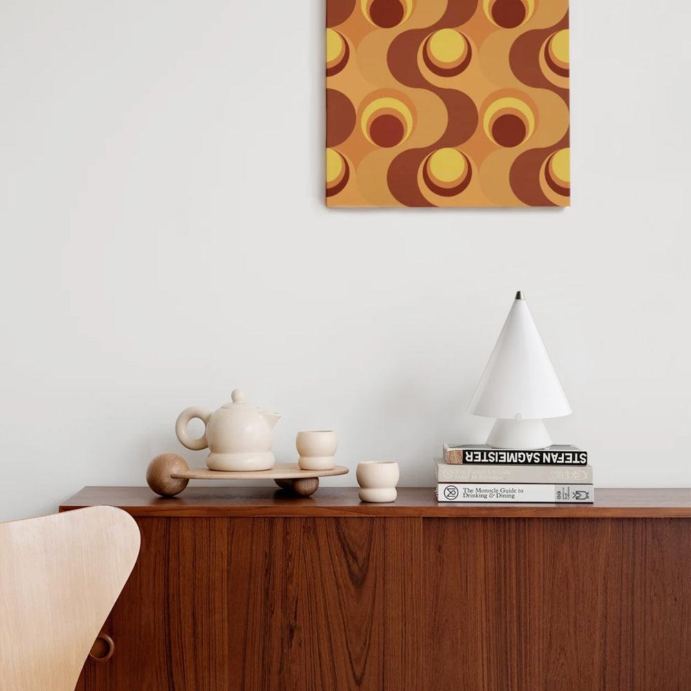 Lrtvin minimalistische tafellamp van glas