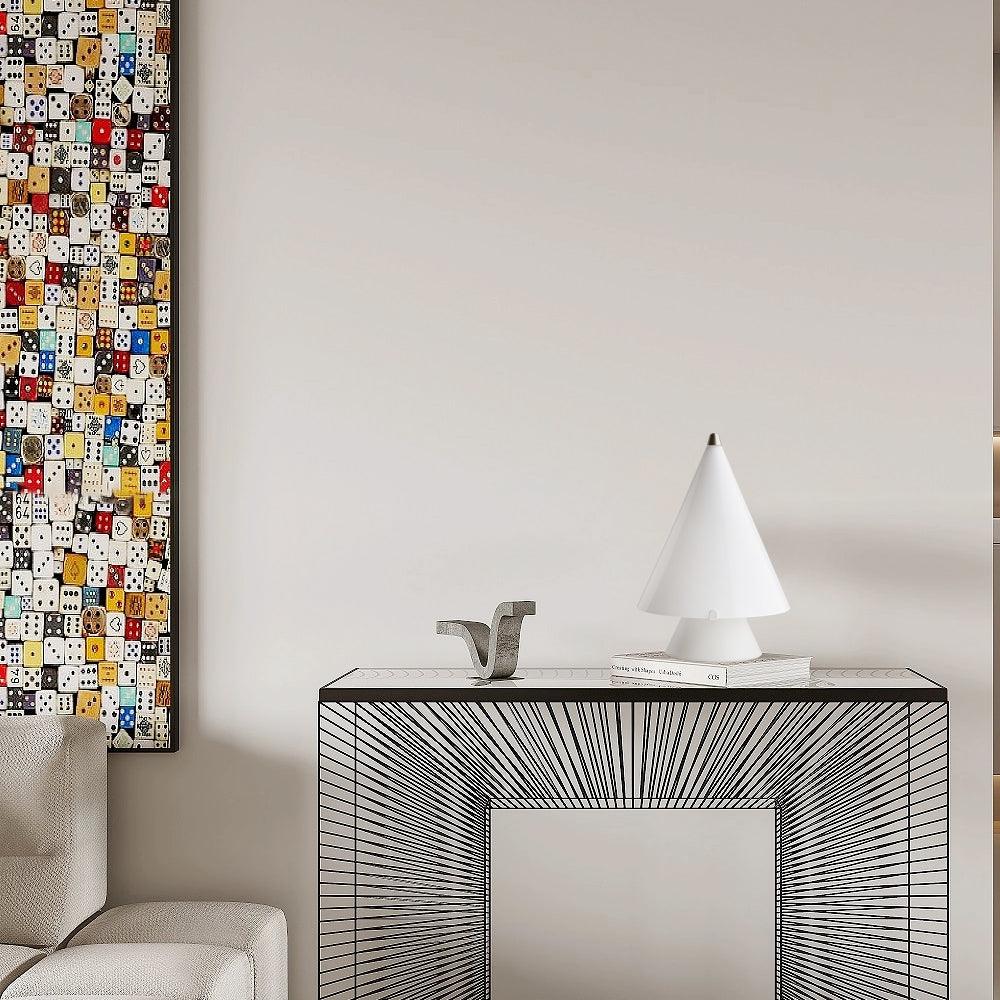 Lrtvin minimalistische tafellamp van glas