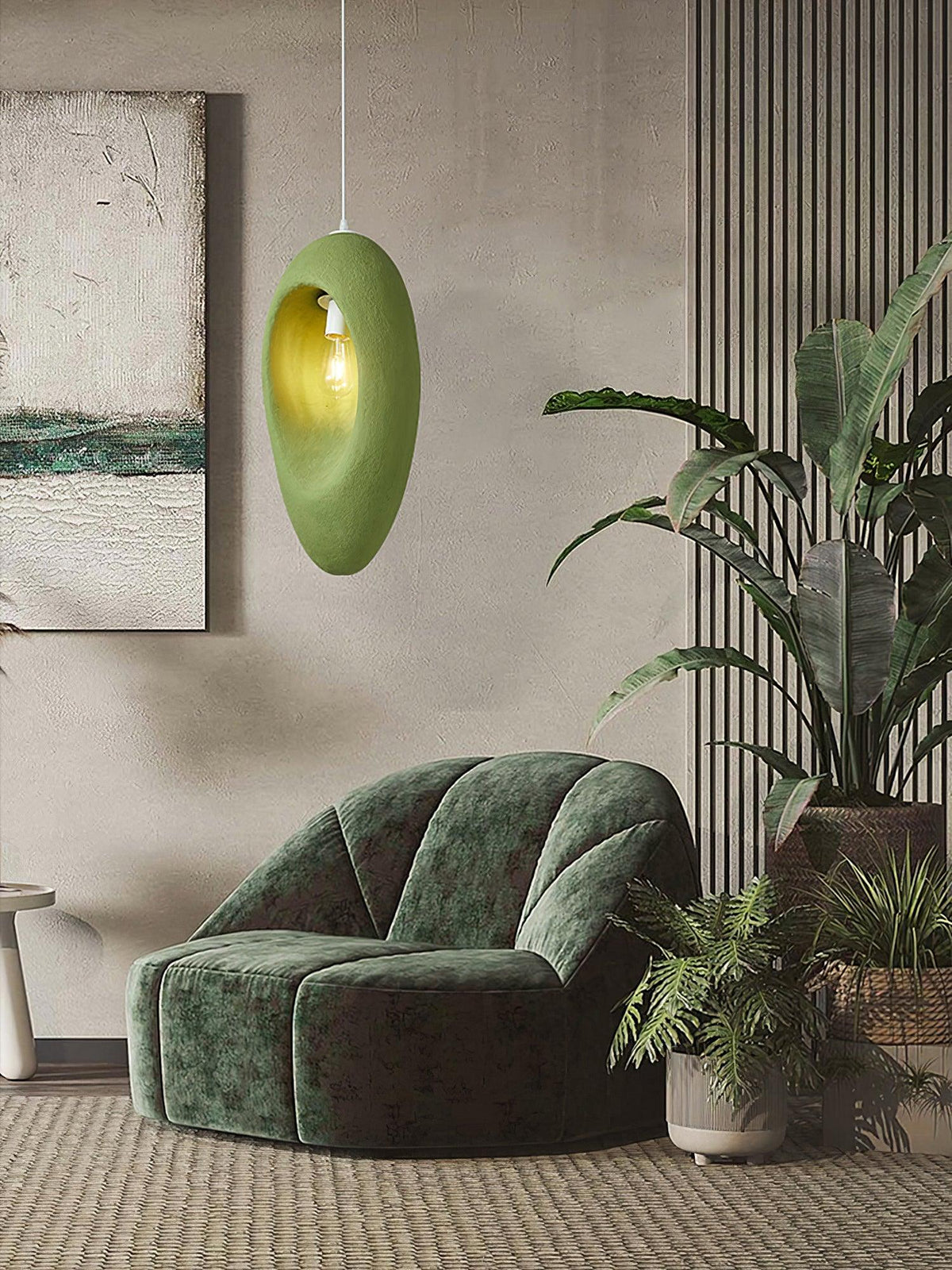 Ulrinara Moderne minimalistische plastic hanglamp