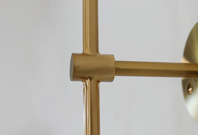 Veluelle Moderne minimalistische wandlamp met mobiele glaskogel