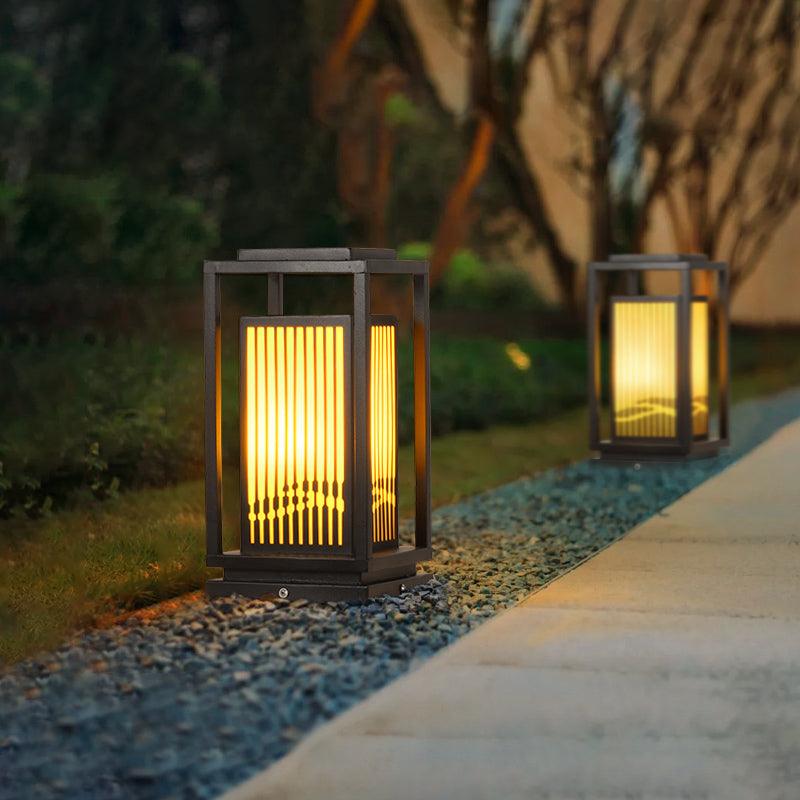 Myraeira Lantern Imitatie albast buitenlamp