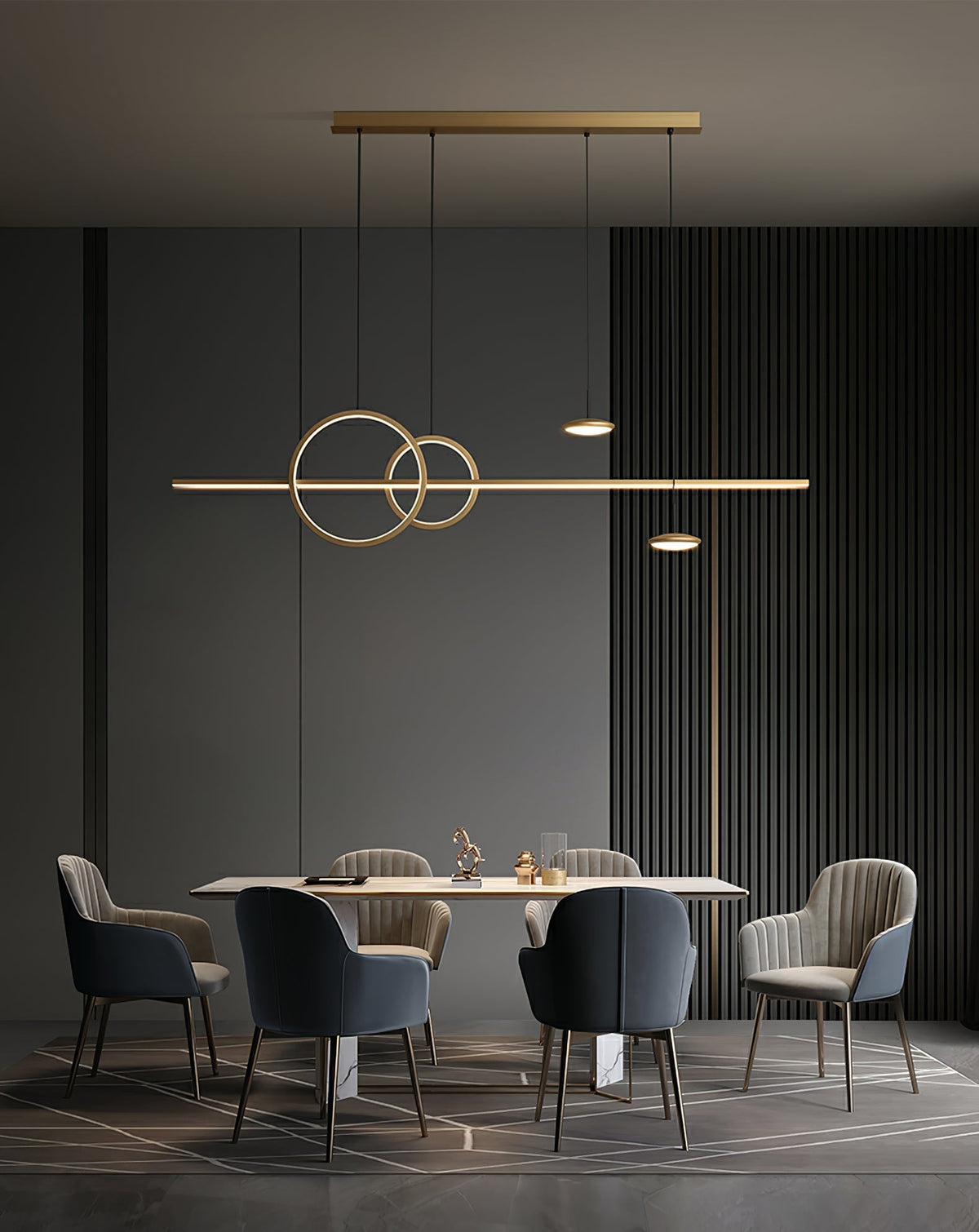 Tildas hanglamp geometrische ring minimalistisch
