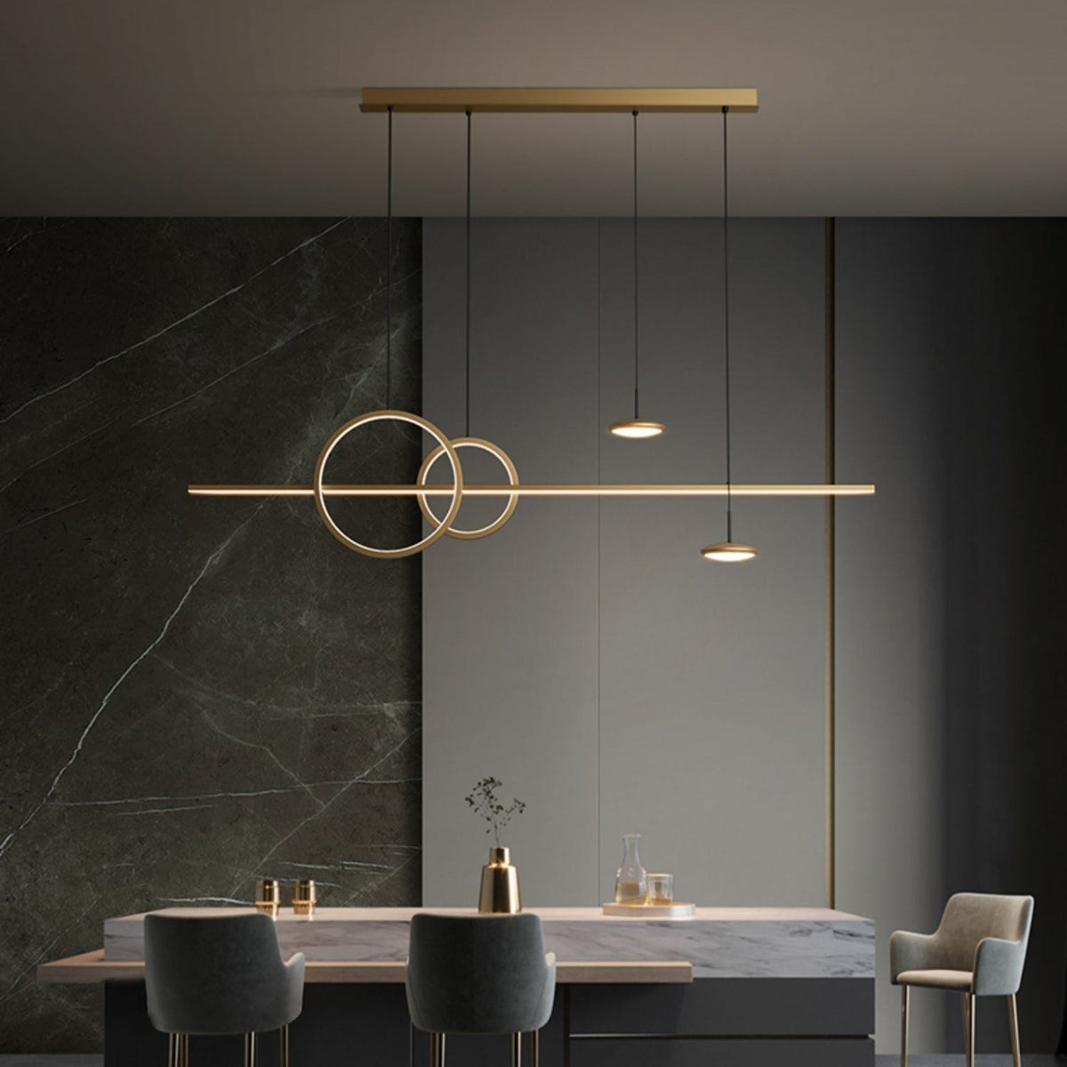Tildas hanglamp geometrische ring minimalistisch