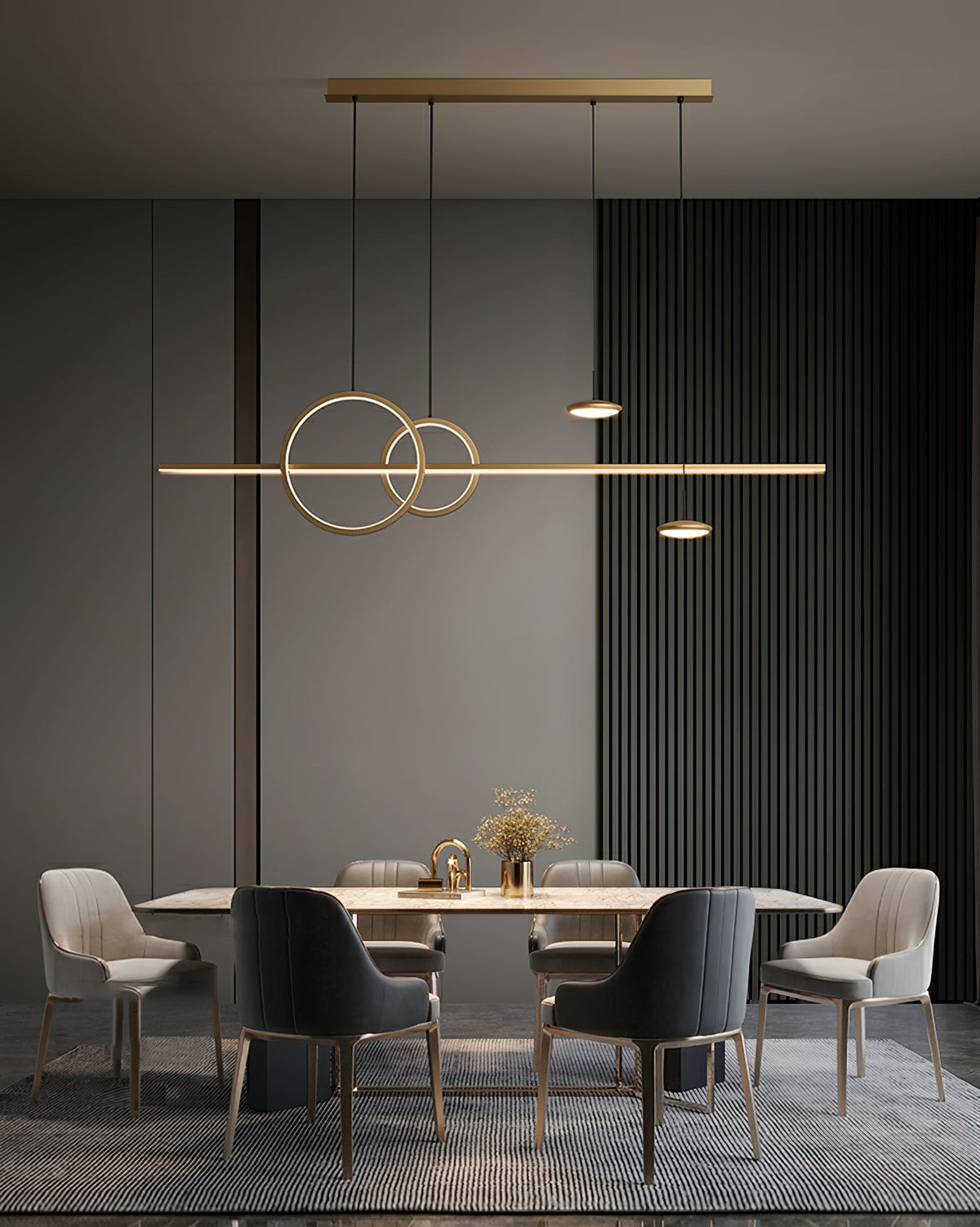 Tildas hanglamp geometrische ring minimalistisch