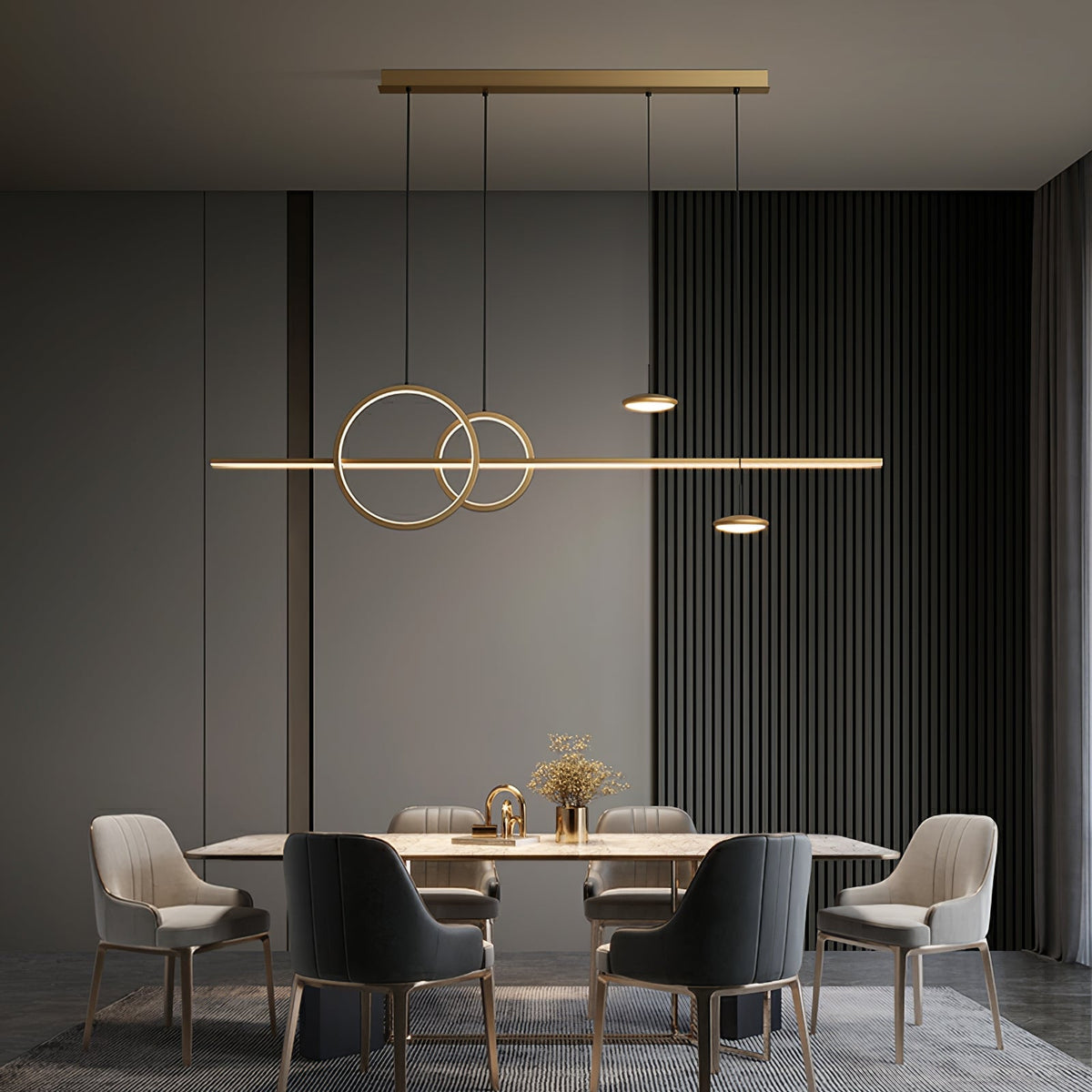 Tildas hanglamp geometrische ring minimalistisch