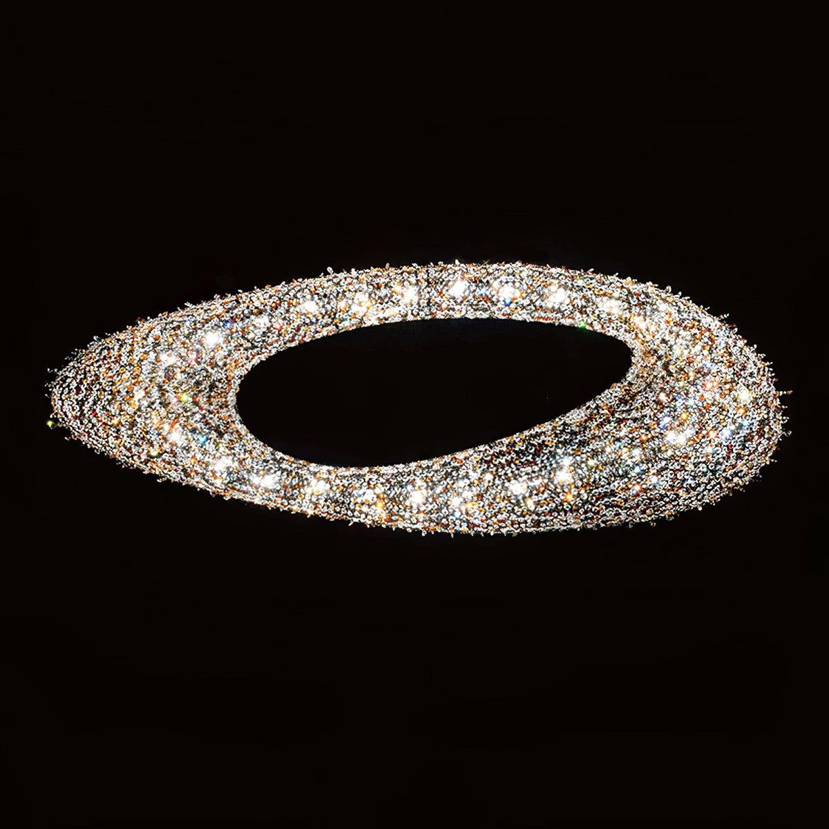 Bior versierde kristal hanglamp