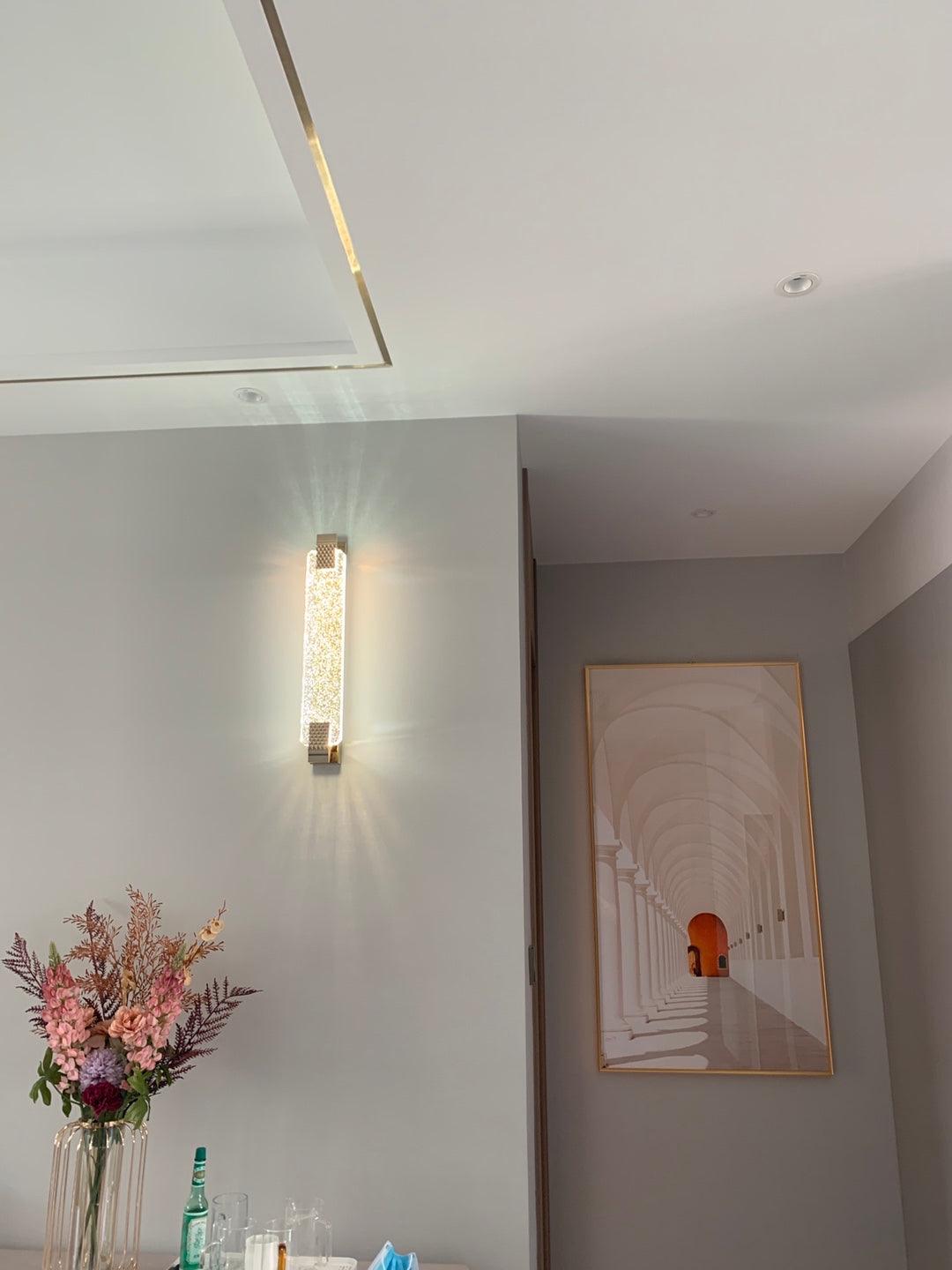 Tevan kristal glamoureus wandlamp
