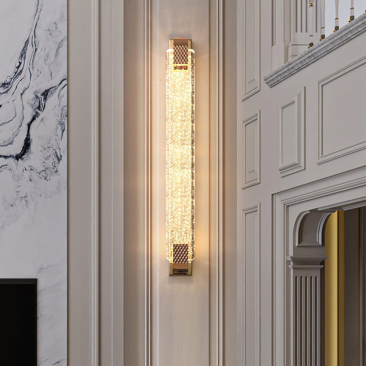 Tevan kristal glamoureus wandlamp