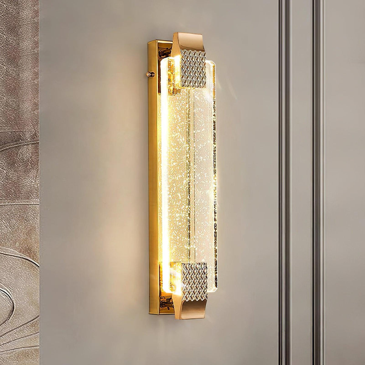 Tevan kristal glamoureus wandlamp