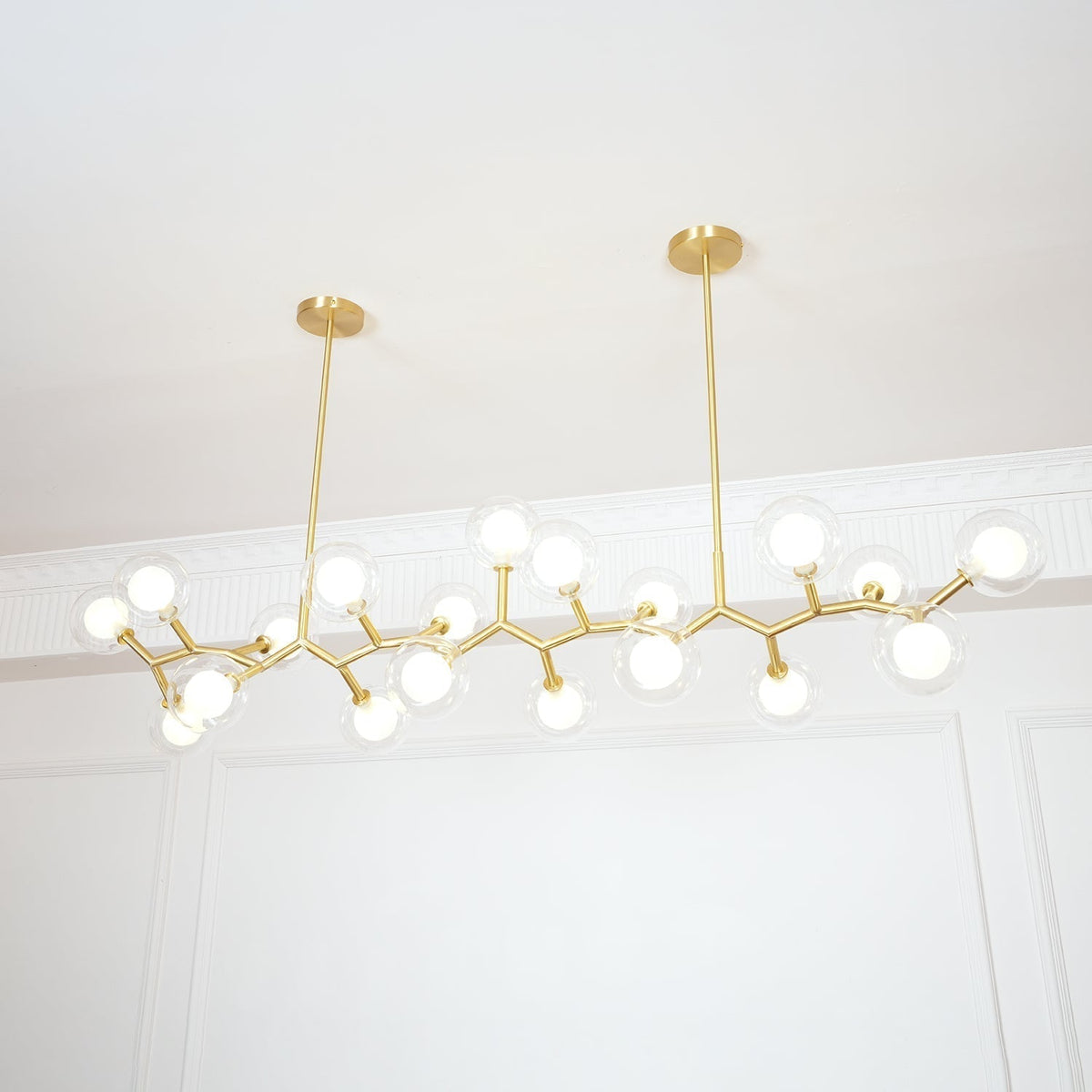 Ivexin Branch hanglamp van messing