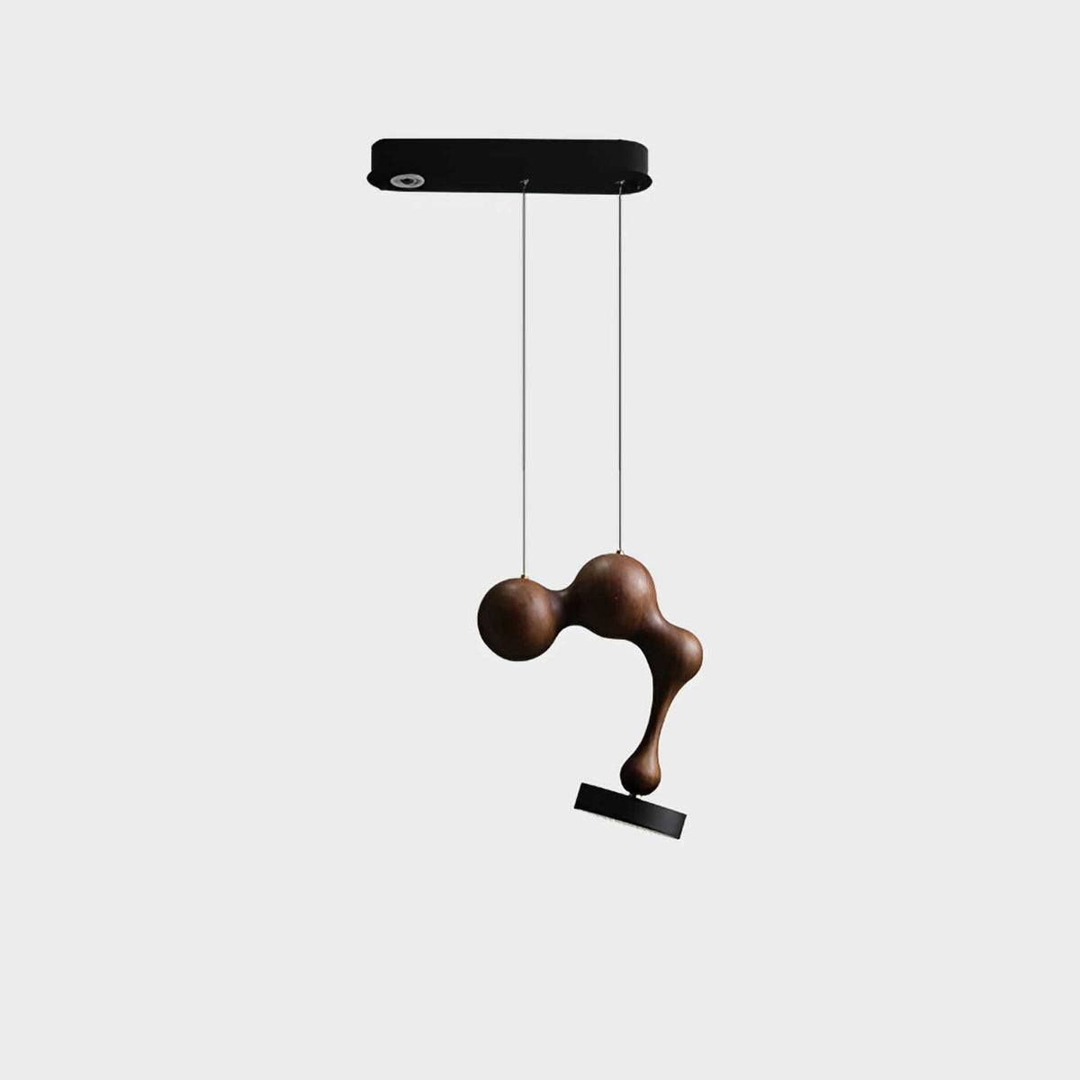 Drovia Rustieke hanglamp van walnoothout
