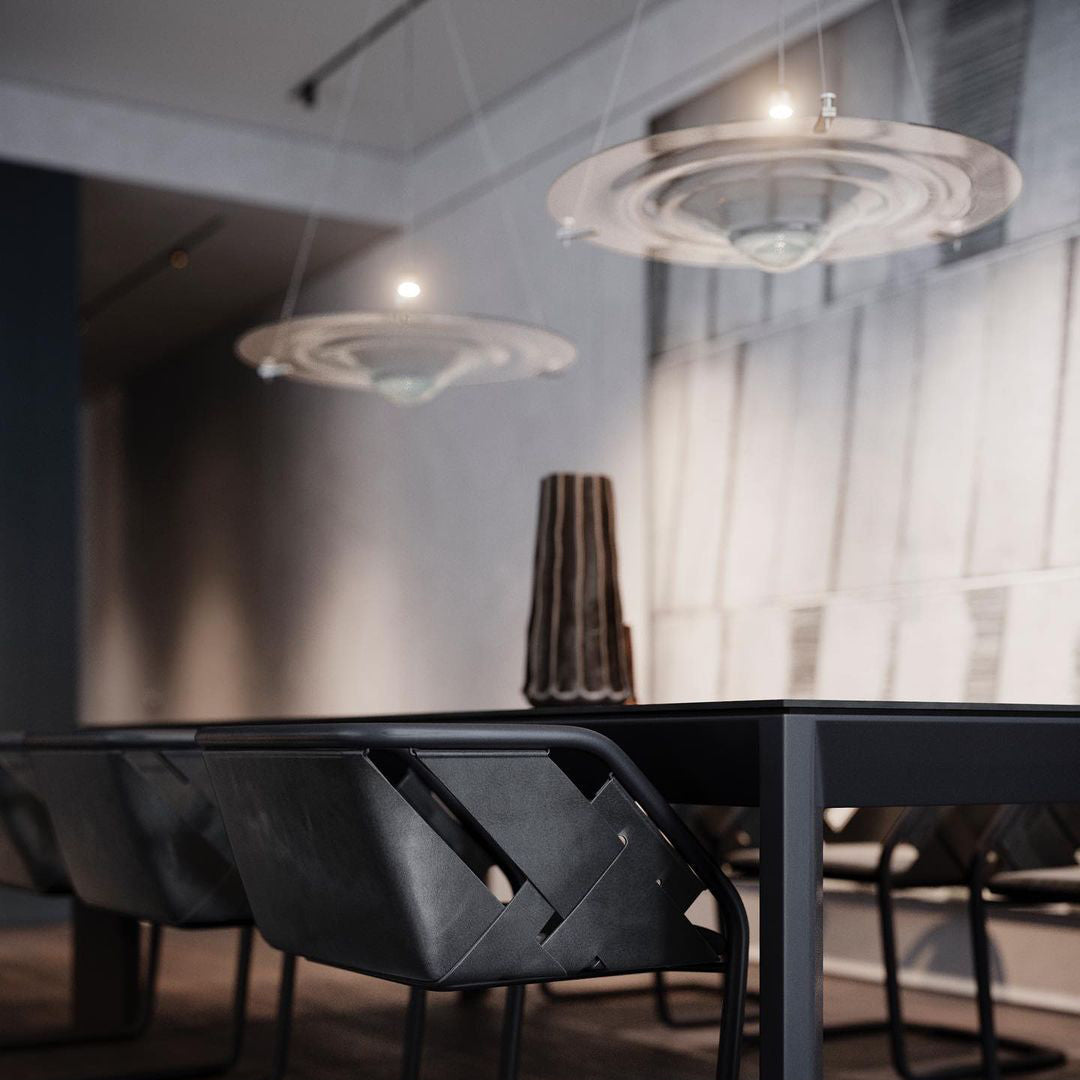Aurivine hanglamp van messing met minimalistisch ontwerp