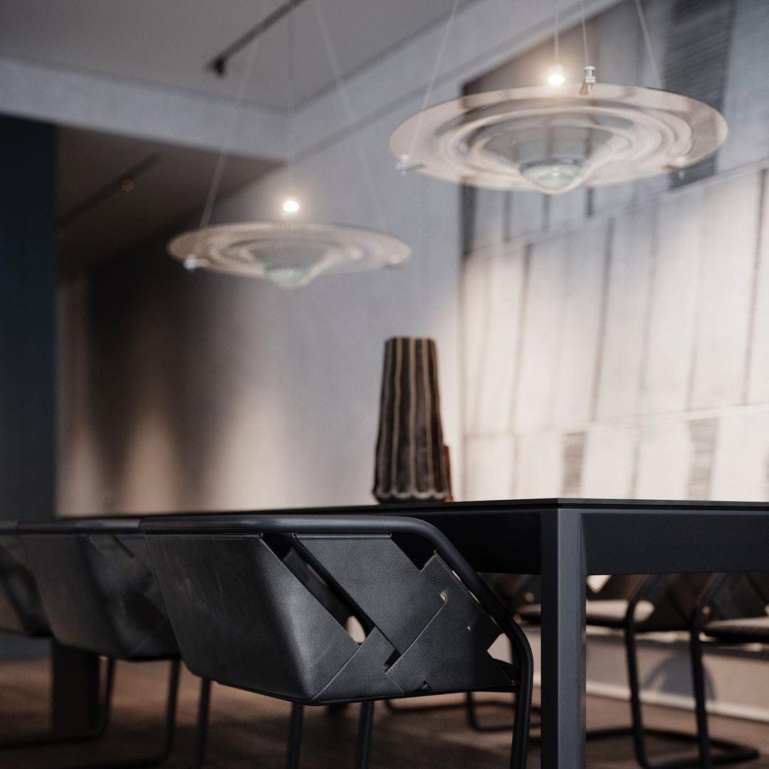 Aurivine hanglamp van messing met minimalistisch ontwerp