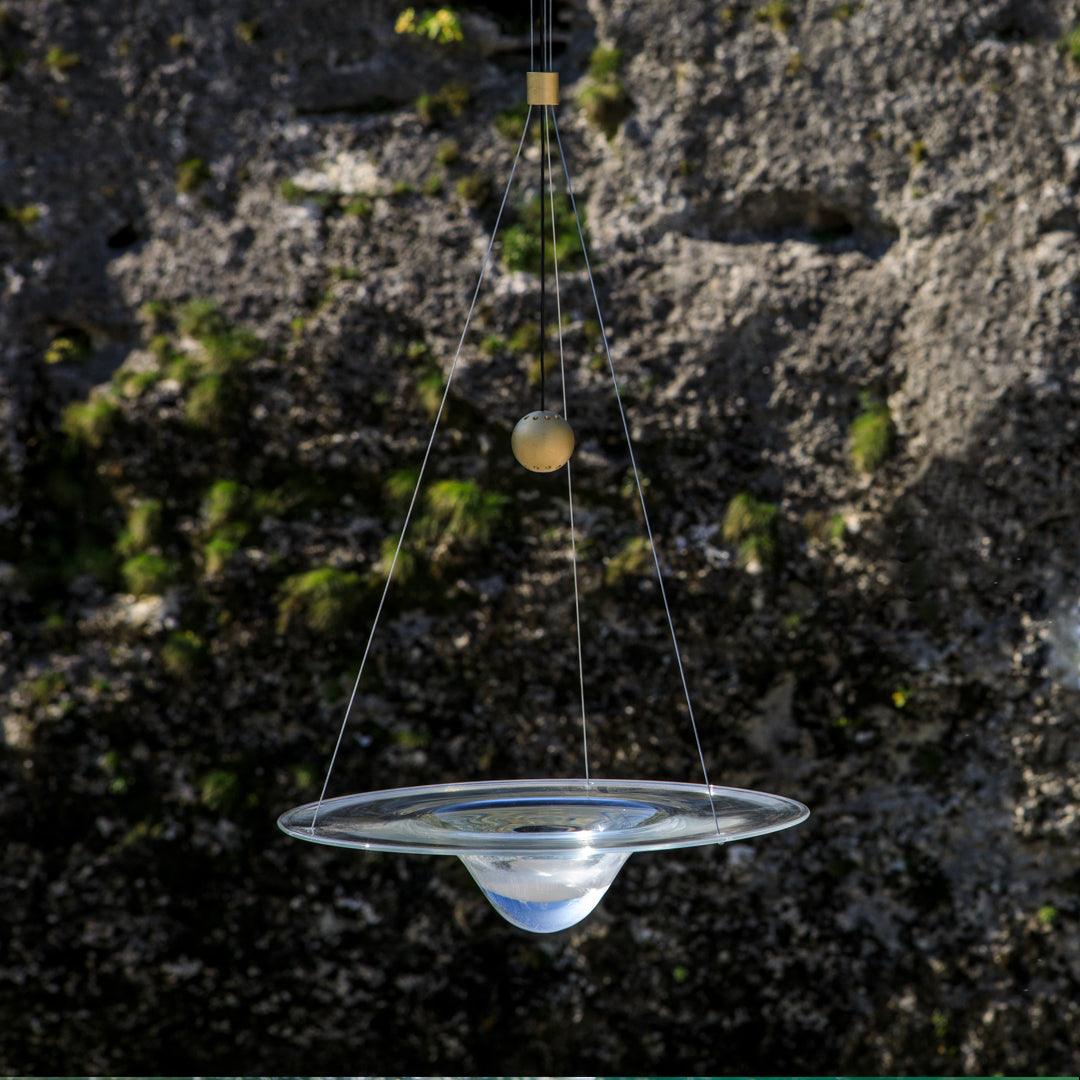 Aurivine hanglamp van messing met minimalistisch ontwerp