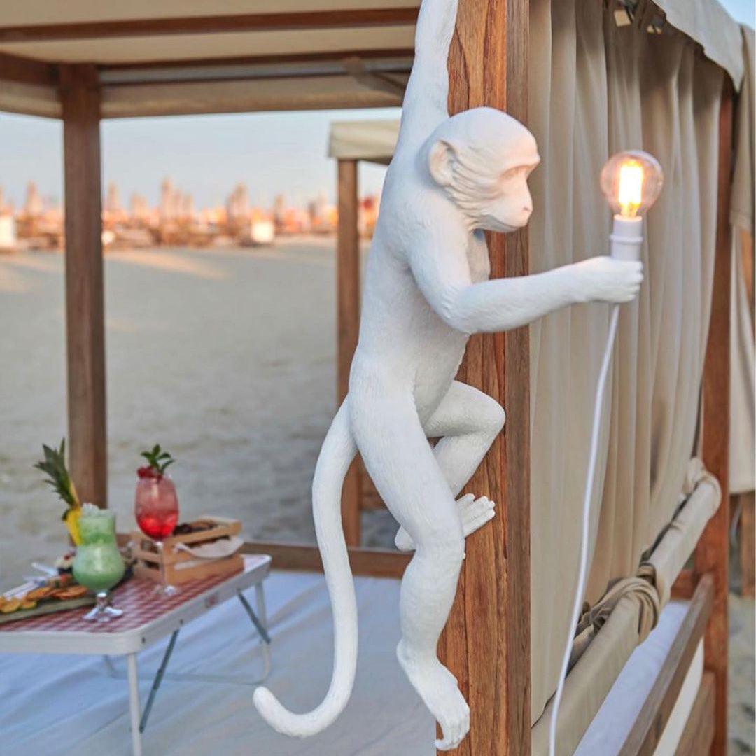 Bnx Art uniek Monkey hars wandlamp