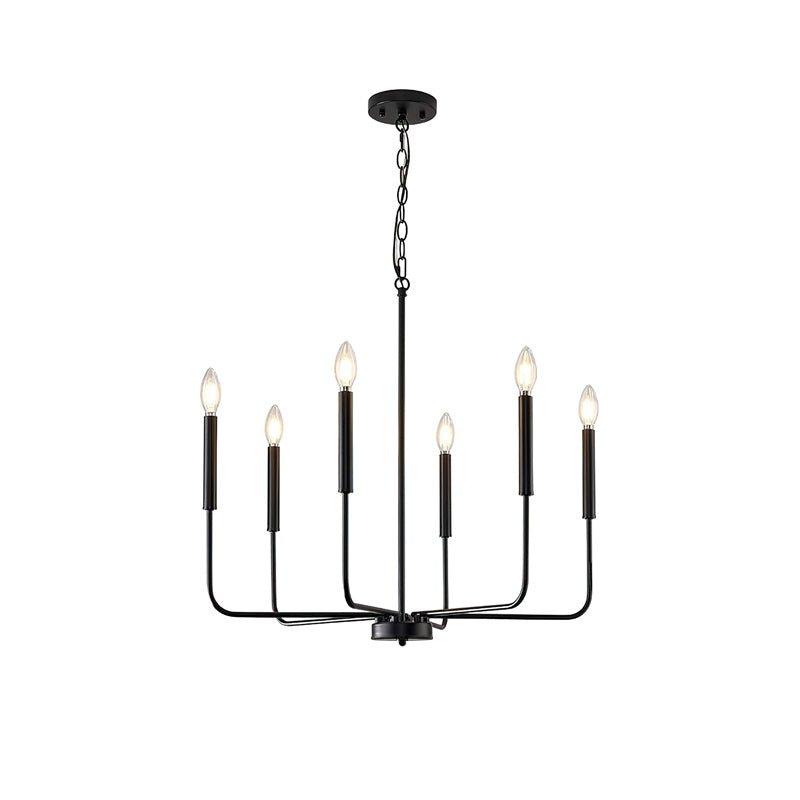 Luminora Kroonluchter met kaarsarmen in moderne stijl