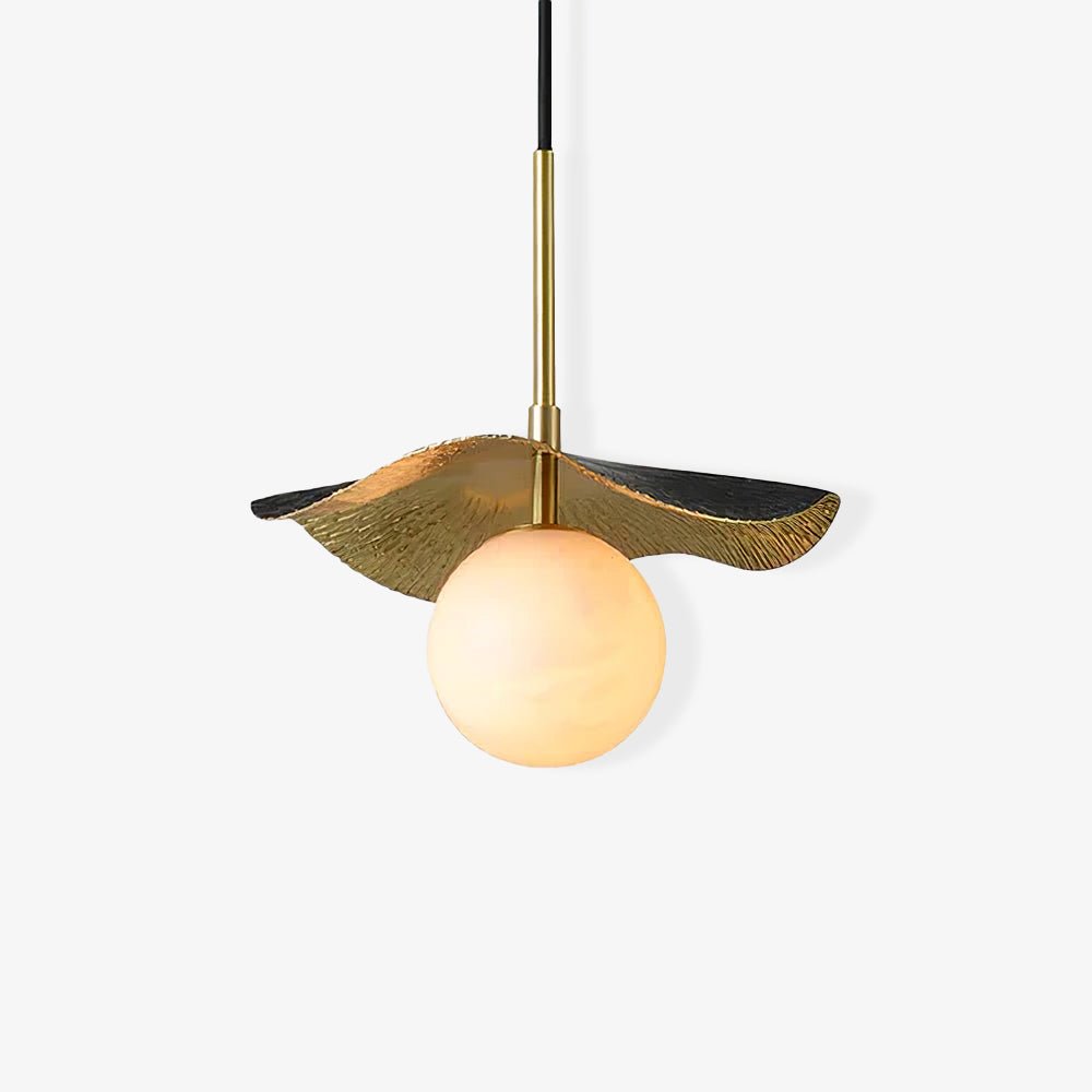 Talem hanglamp met albasten plafondkap