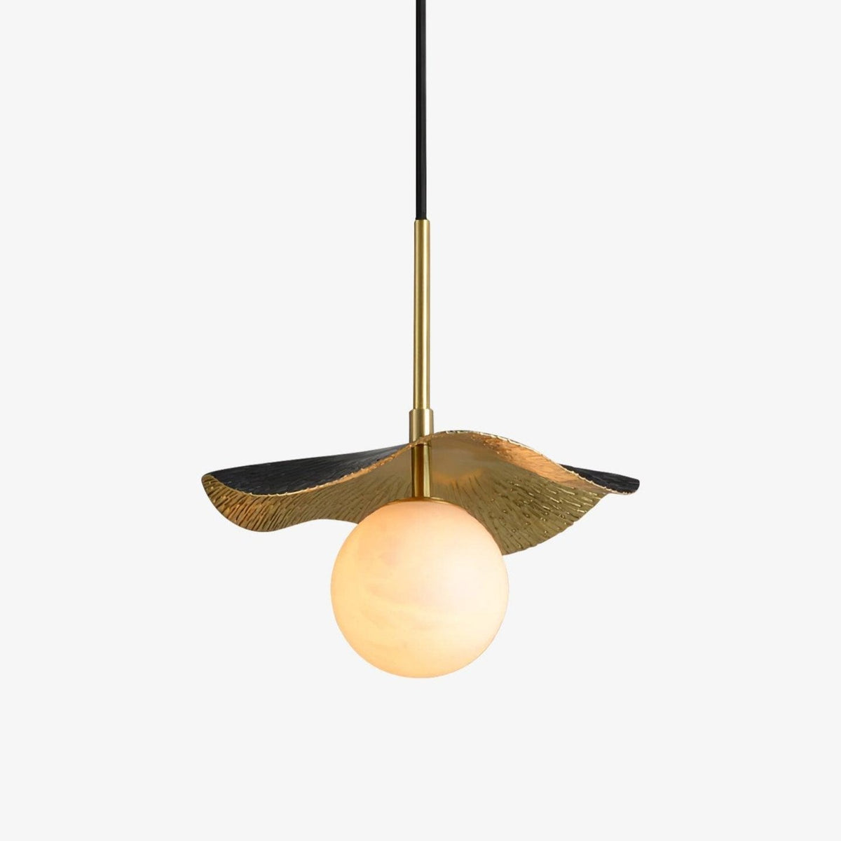Talem hanglamp met albasten plafondkap