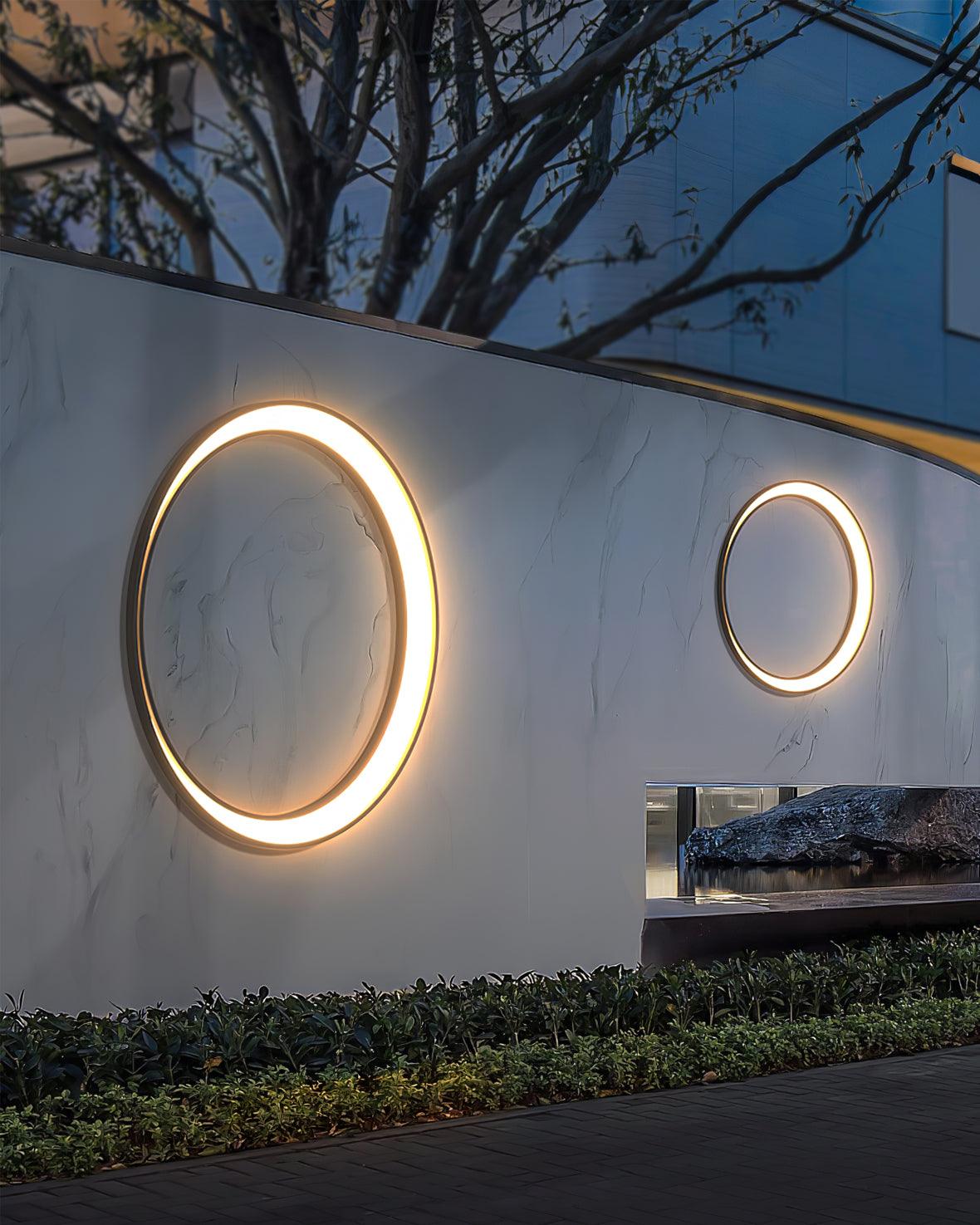 Noreliella ronde LED buitenwandlamp