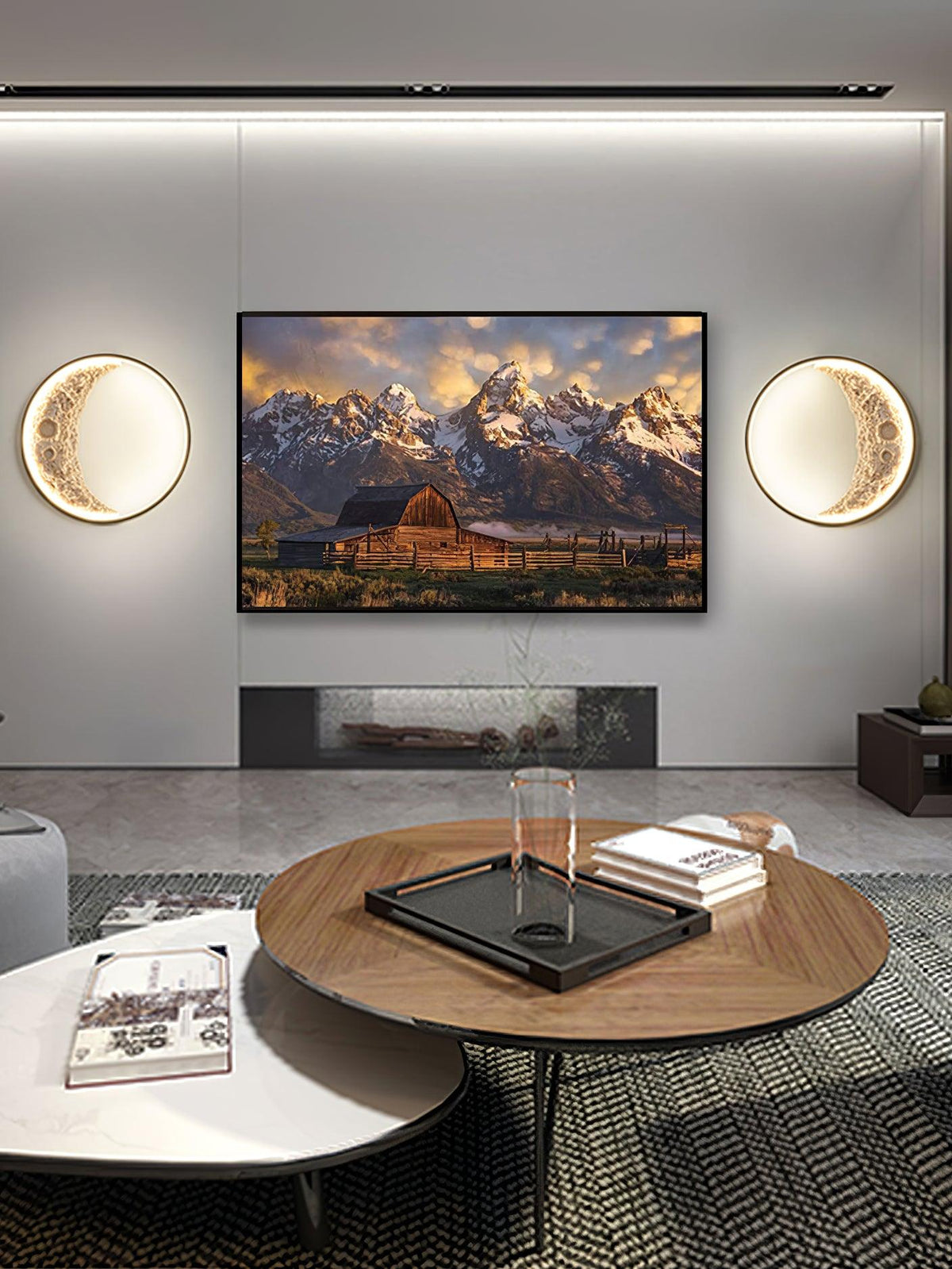 Dua Premium Noordse kunst hars wandlamp