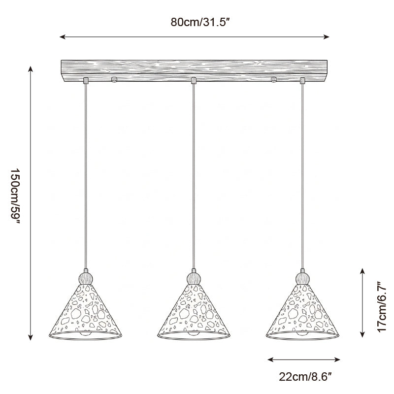 Calisenne Pyramid hanglamp