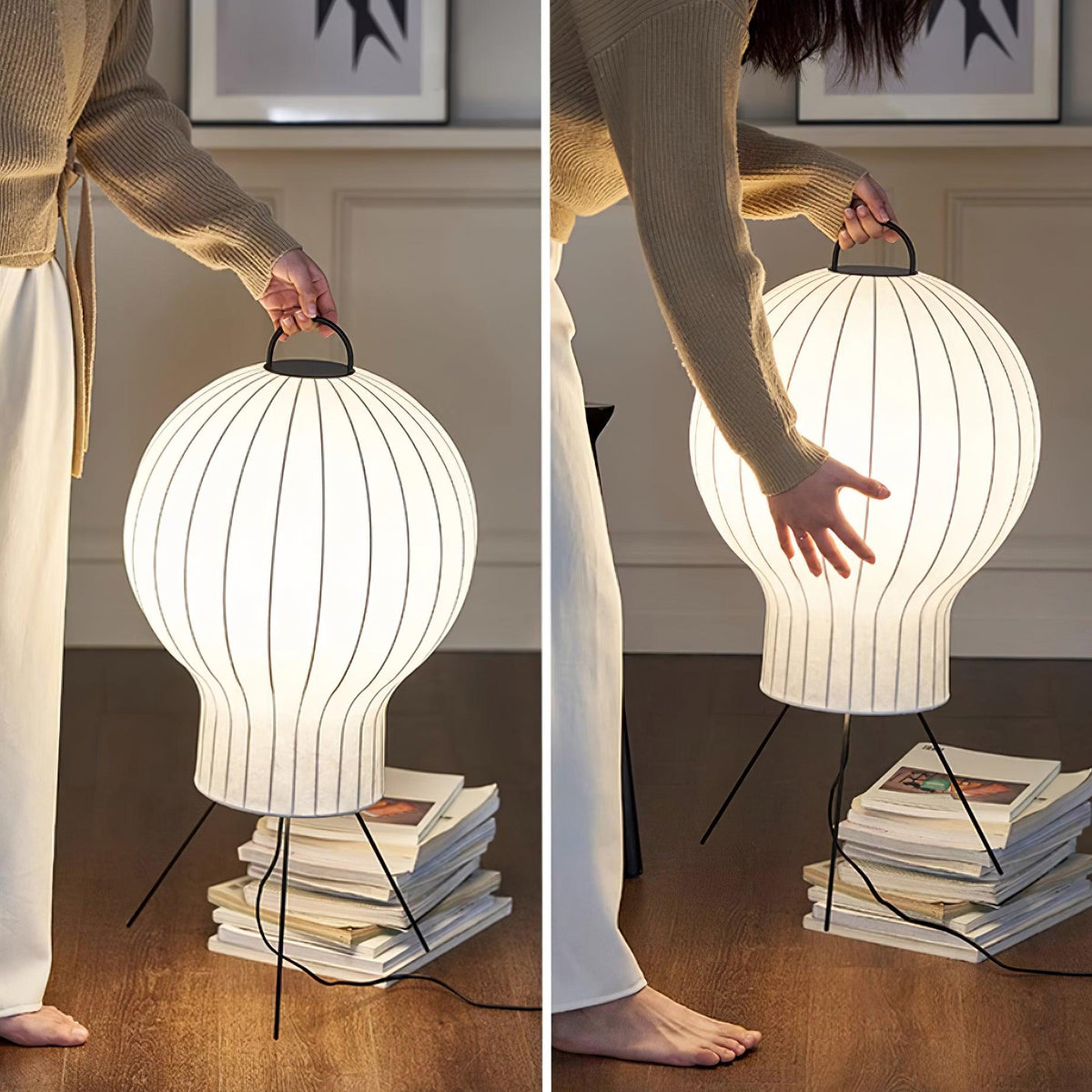 Balloon minimalistisch zijde vloerlamp