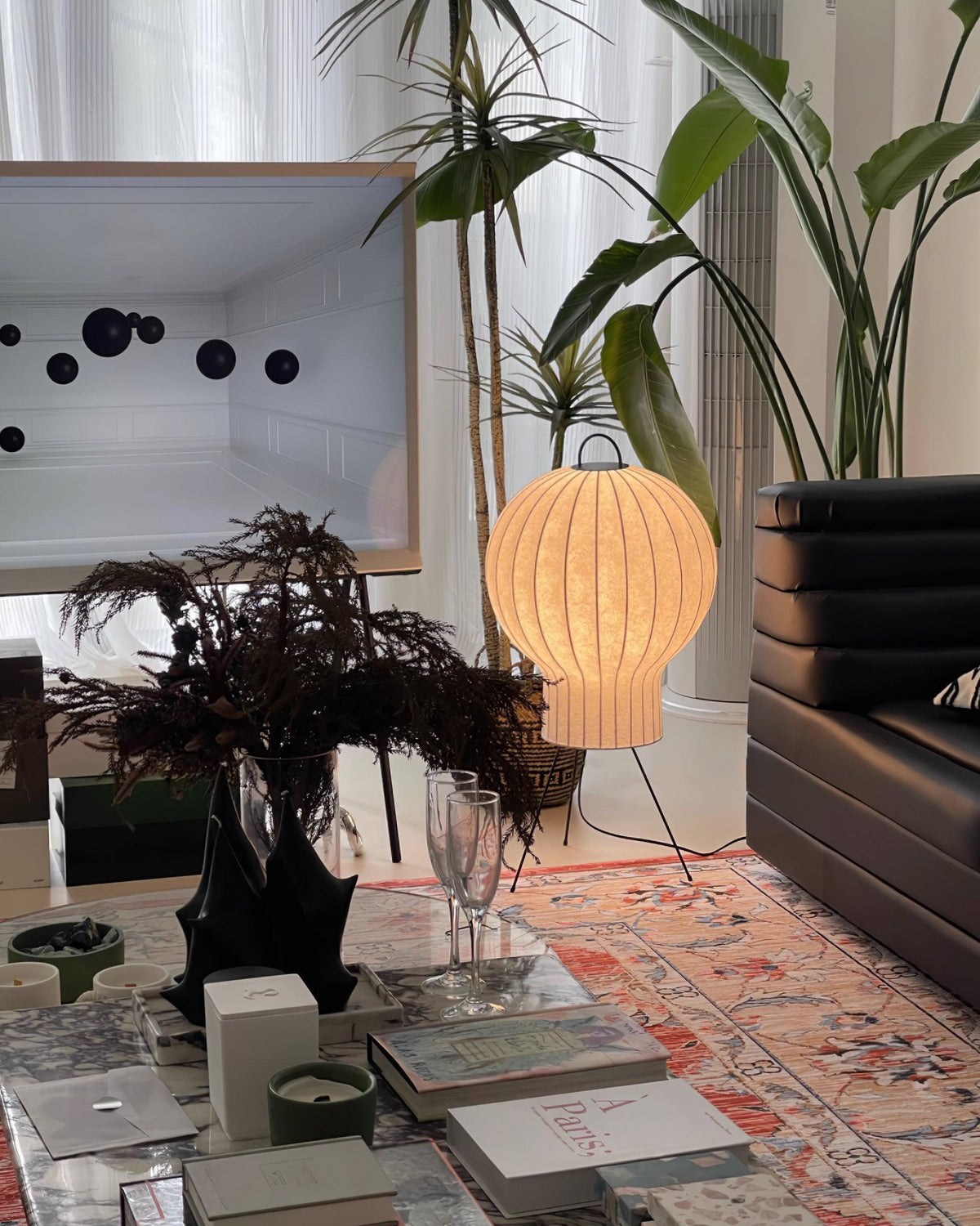 Balloon minimalistisch zijde vloerlamp