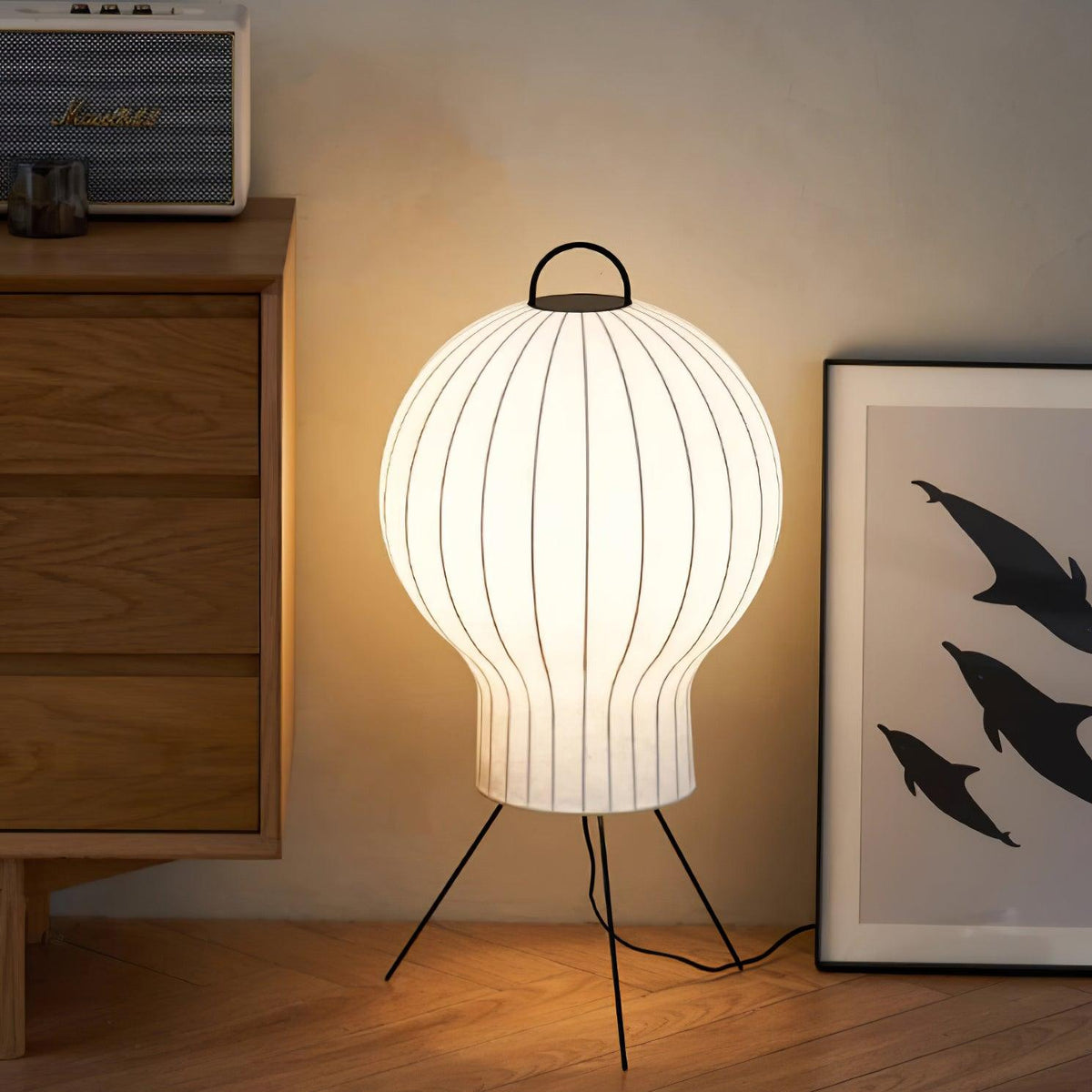 Balloon minimalistisch zijde vloerlamp