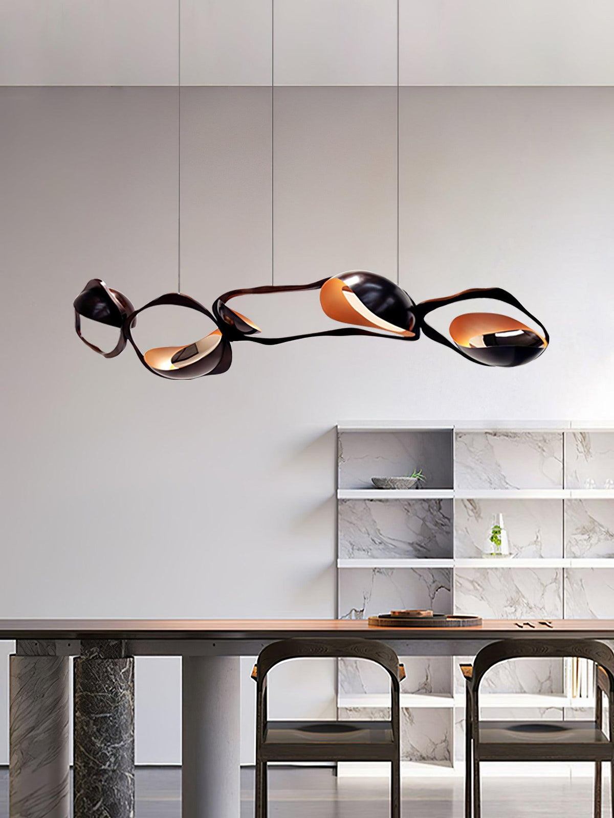 Virauine hanglamp LED artistiek voor woonkamer