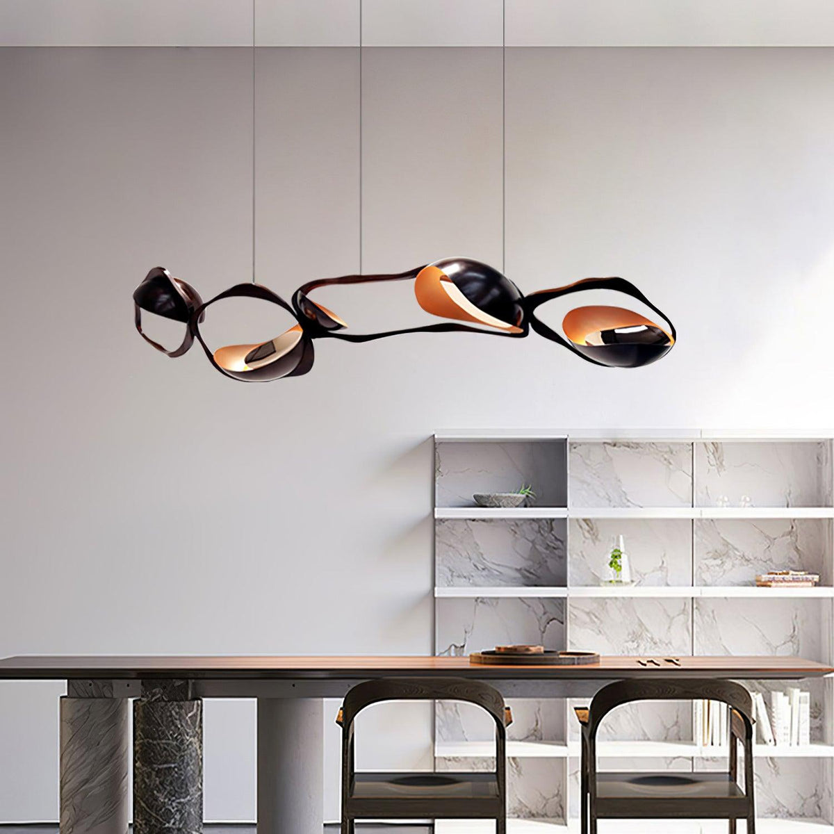 Virauine hanglamp LED artistiek voor woonkamer