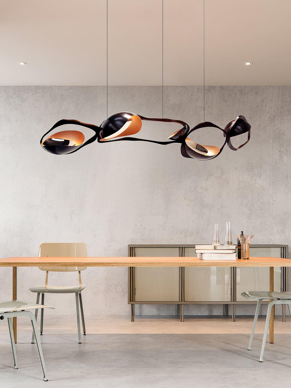 Virauine hanglamp LED artistiek voor woonkamer