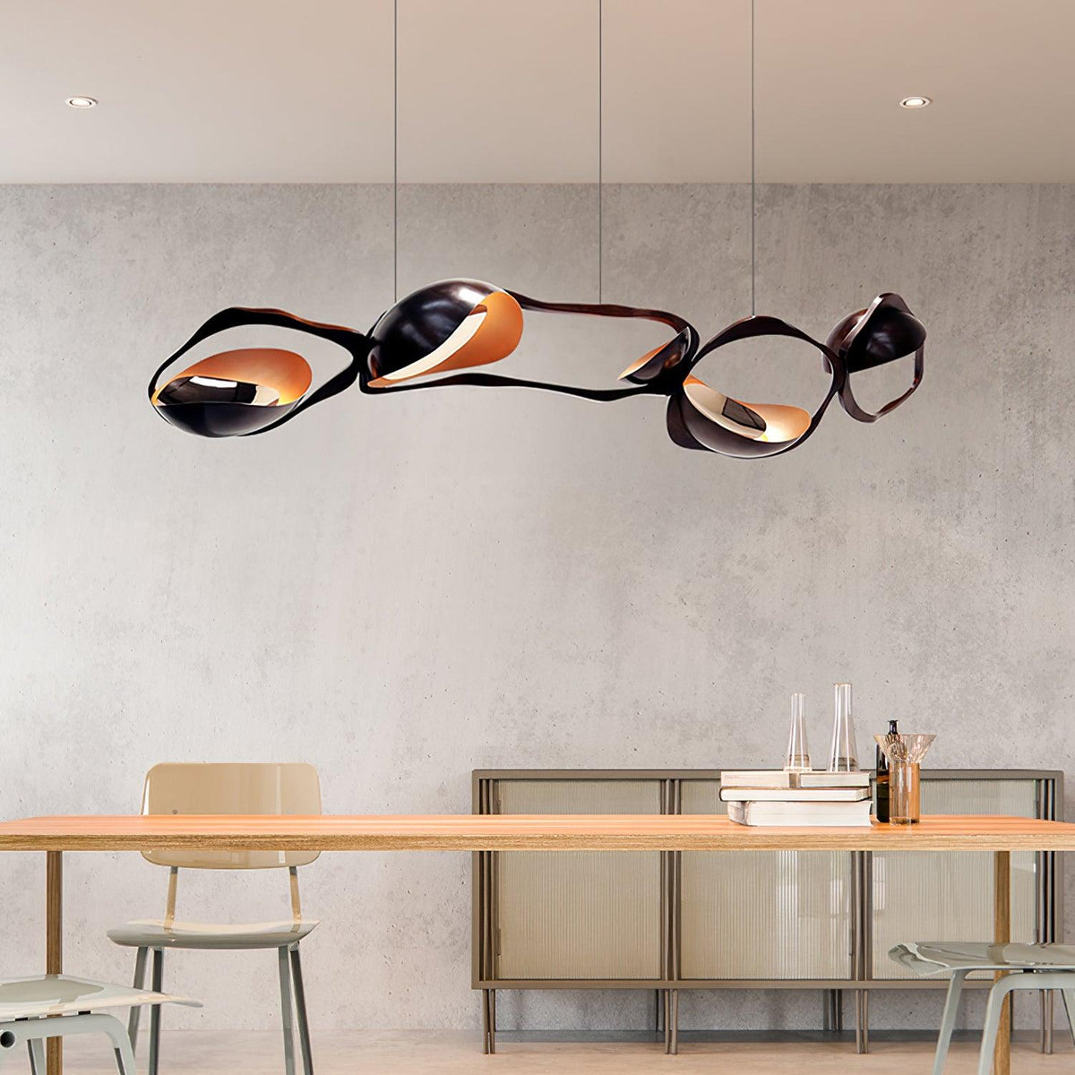 Virauine hanglamp LED artistiek voor woonkamer