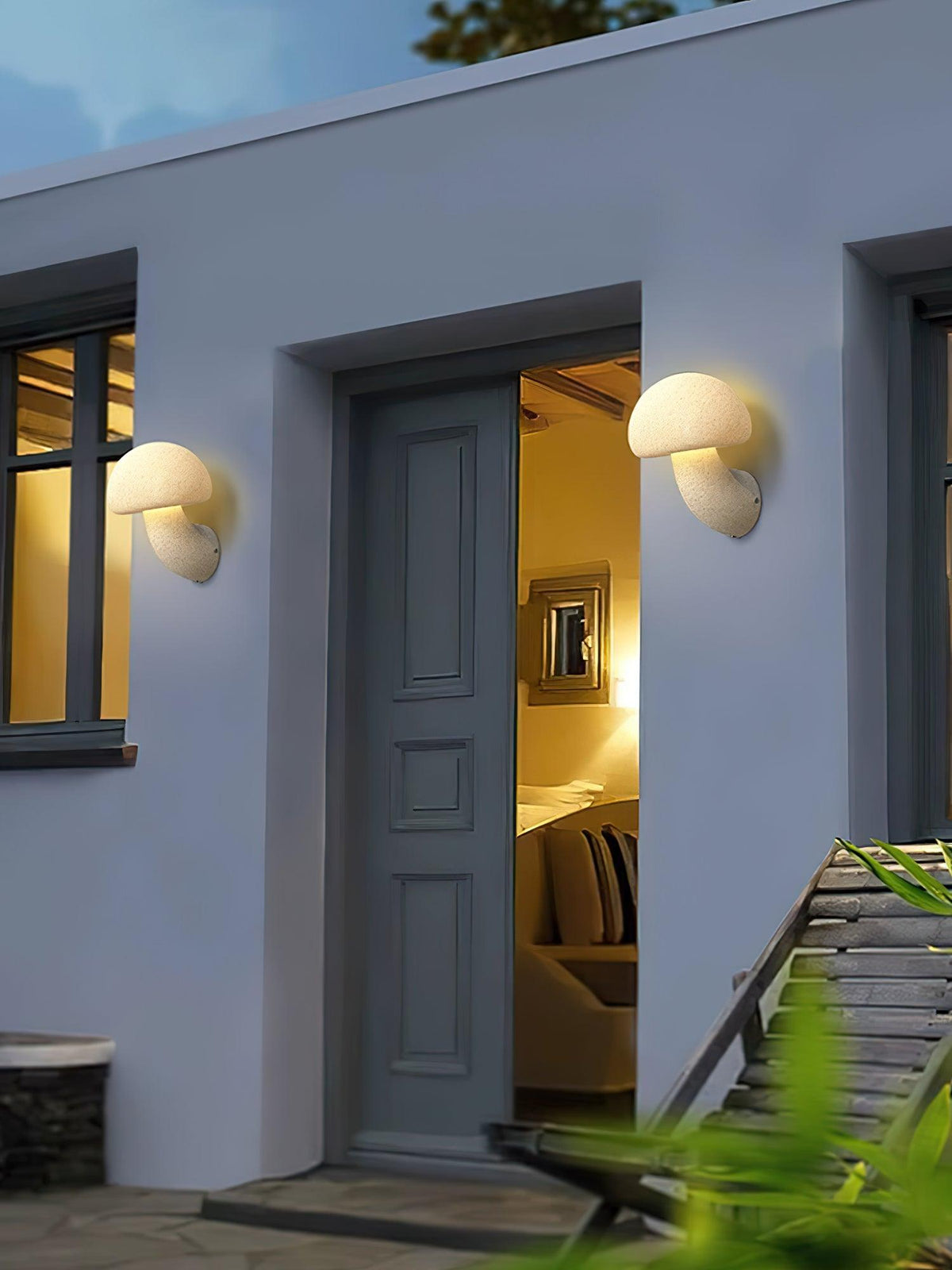 Mior Individual Creativity Mushroom hars wandlamp