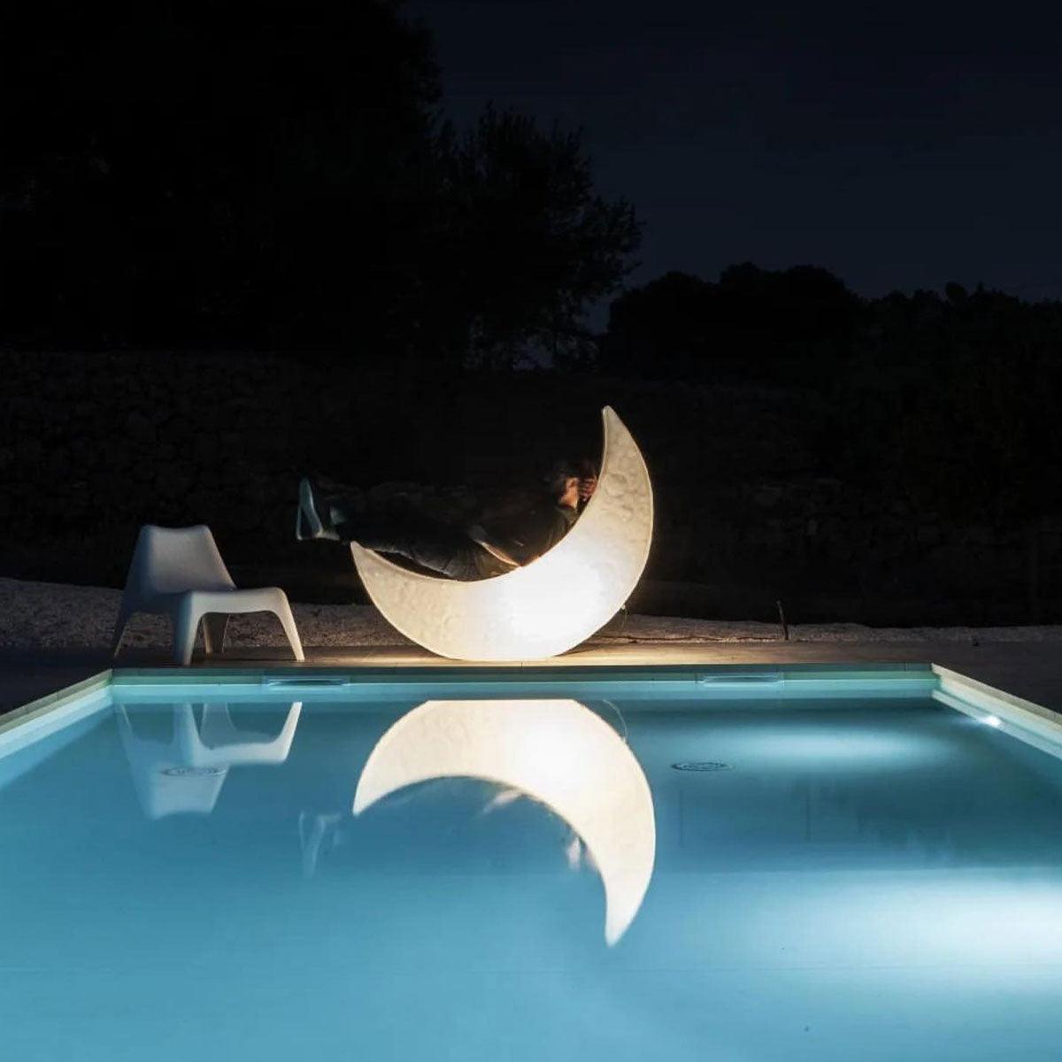 Zetheor Crescent Moon hars vloerlamp