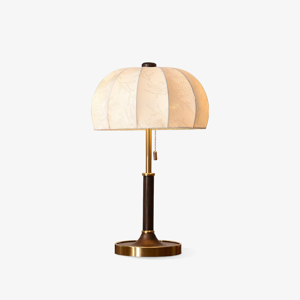 Nalemu Houten Stoffen Retro tafellamp