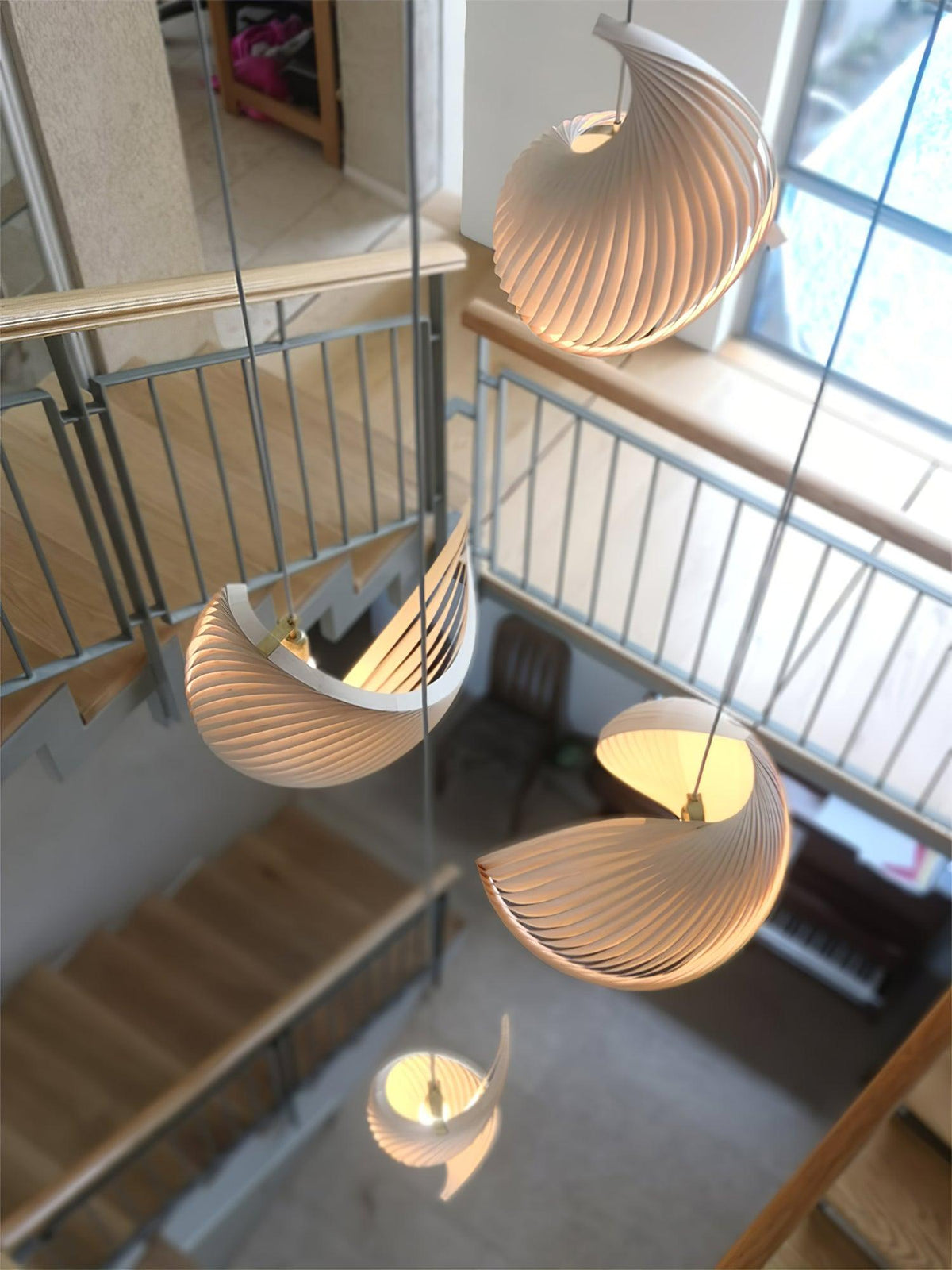 Loe Postmodern Luxe Houten hanglamp