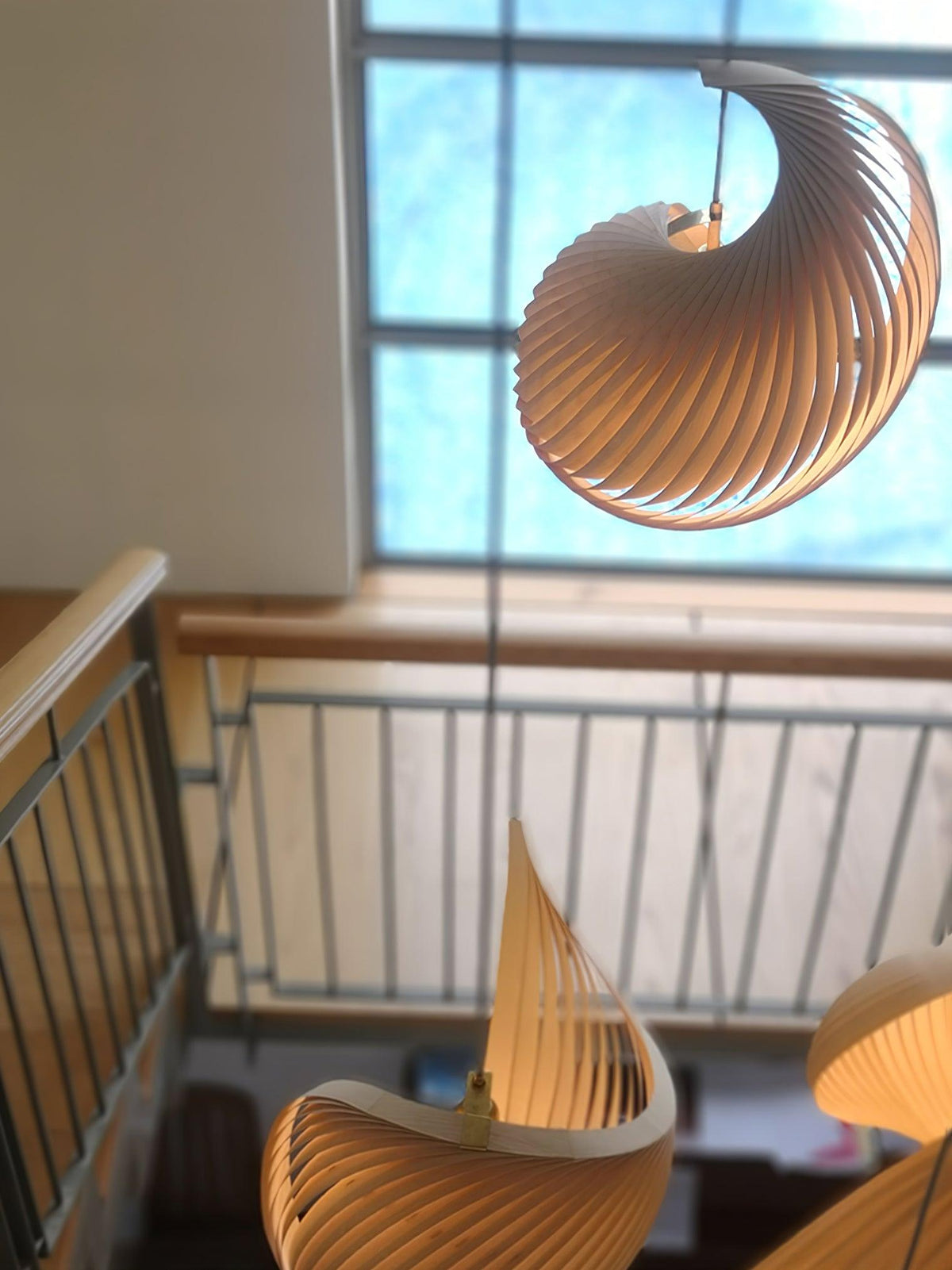Loe Postmodern Luxe Houten hanglamp
