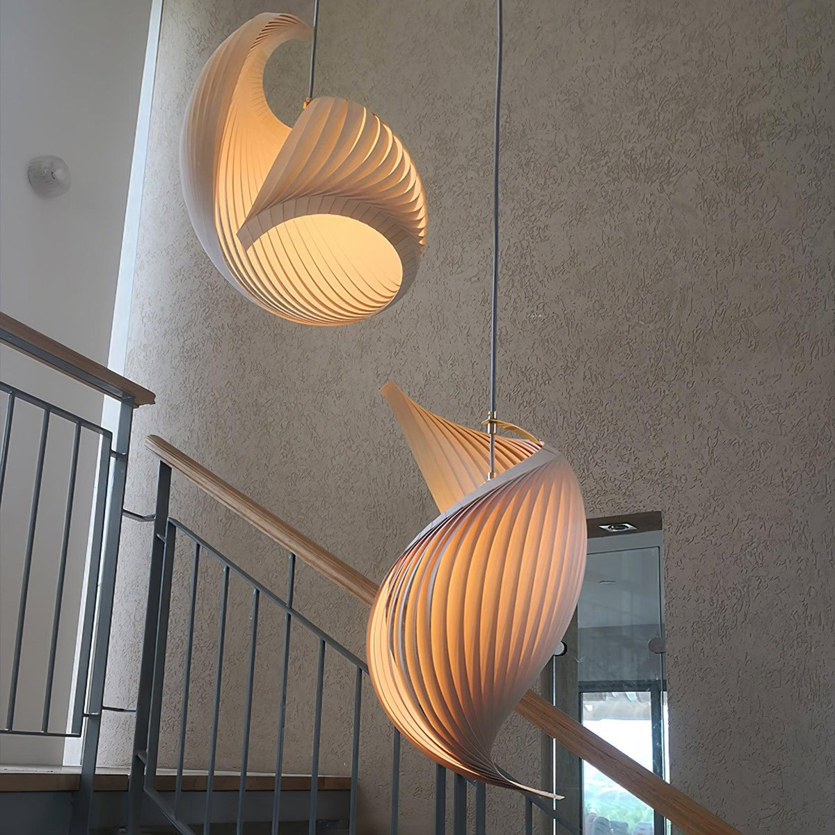 Loe Postmodern Luxe Houten hanglamp