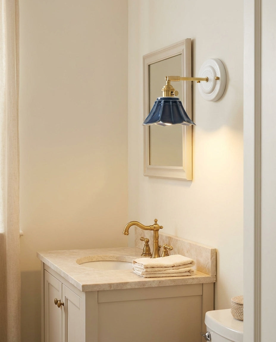 Navy wandlamp